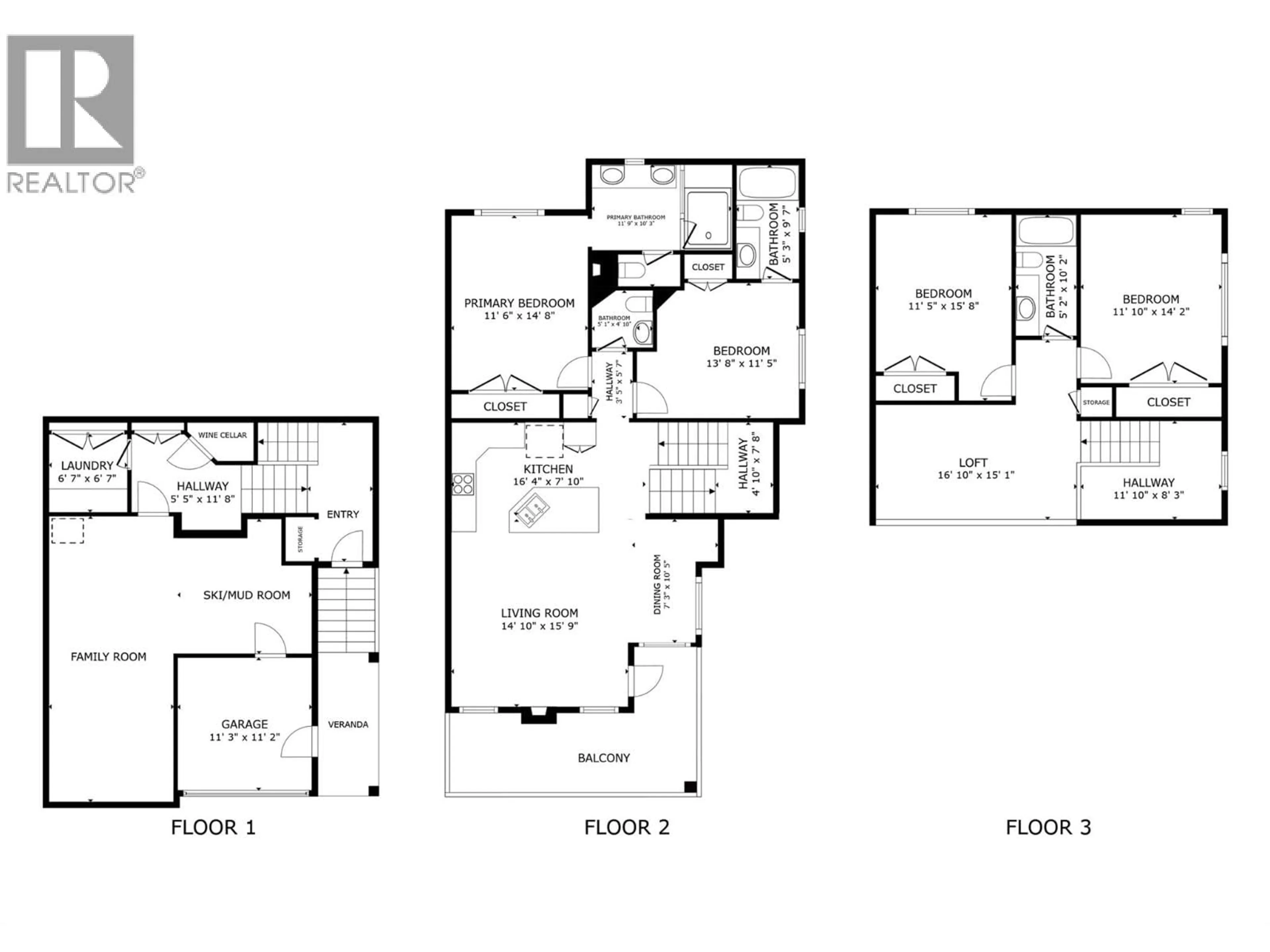 Floor plan for 180A GRIZZLY RIDGE TRAIL, Big White British Columbia V1P1P3