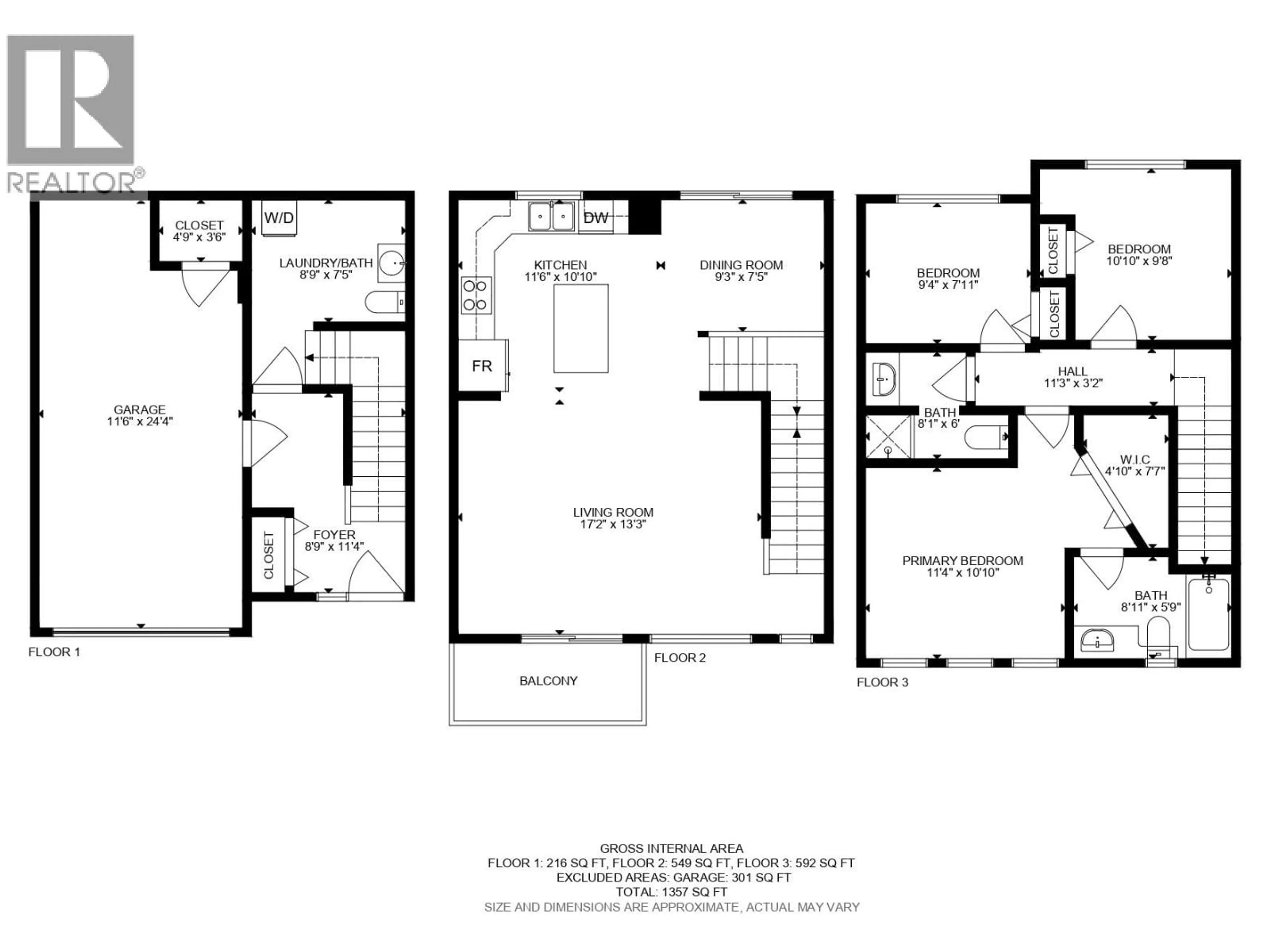 Floor plan for 29 - 1990 PACIFIC WAY, Kamloops British Columbia V1S1W3