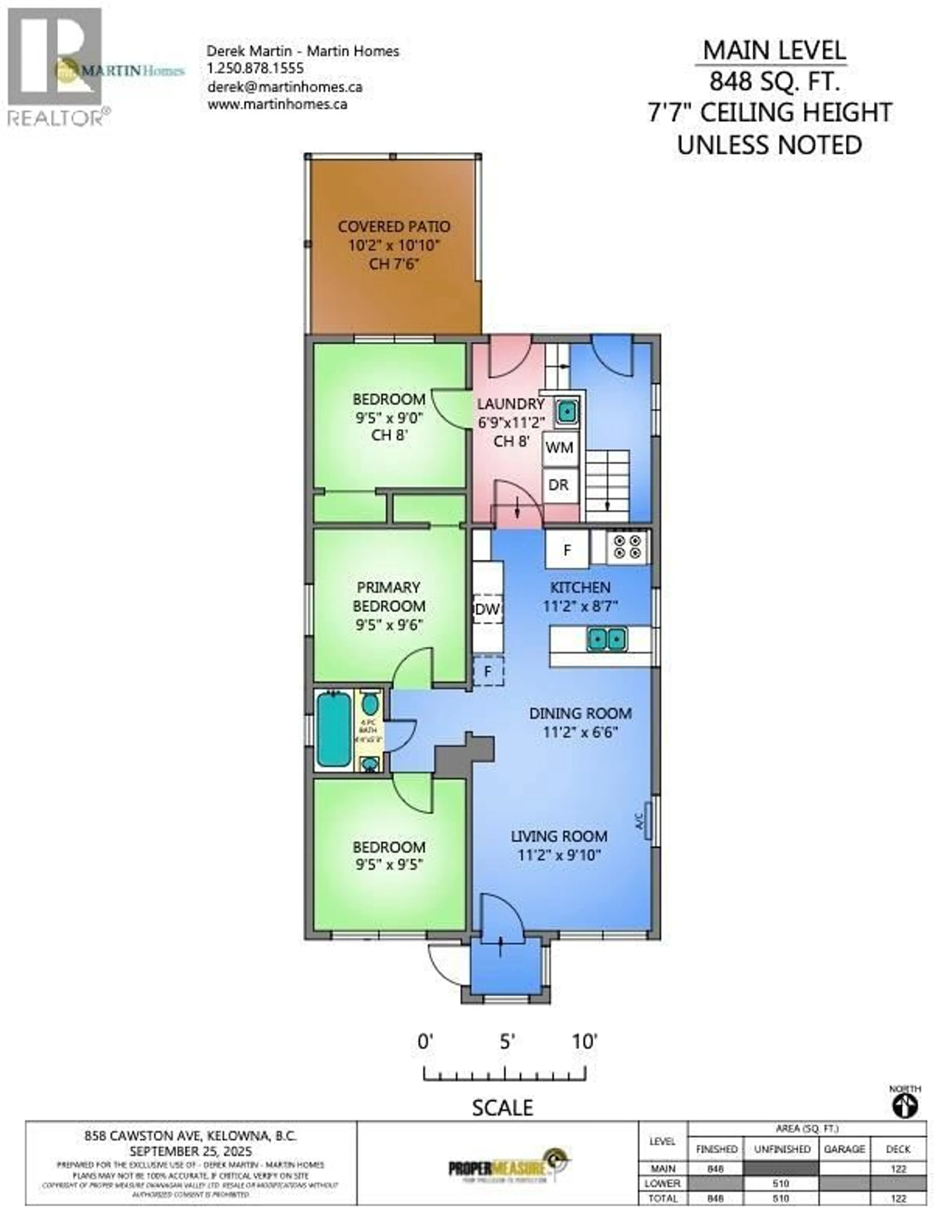 Floor plan for 858 CAWSTON AVENUE, Kelowna British Columbia V1Y6Z7