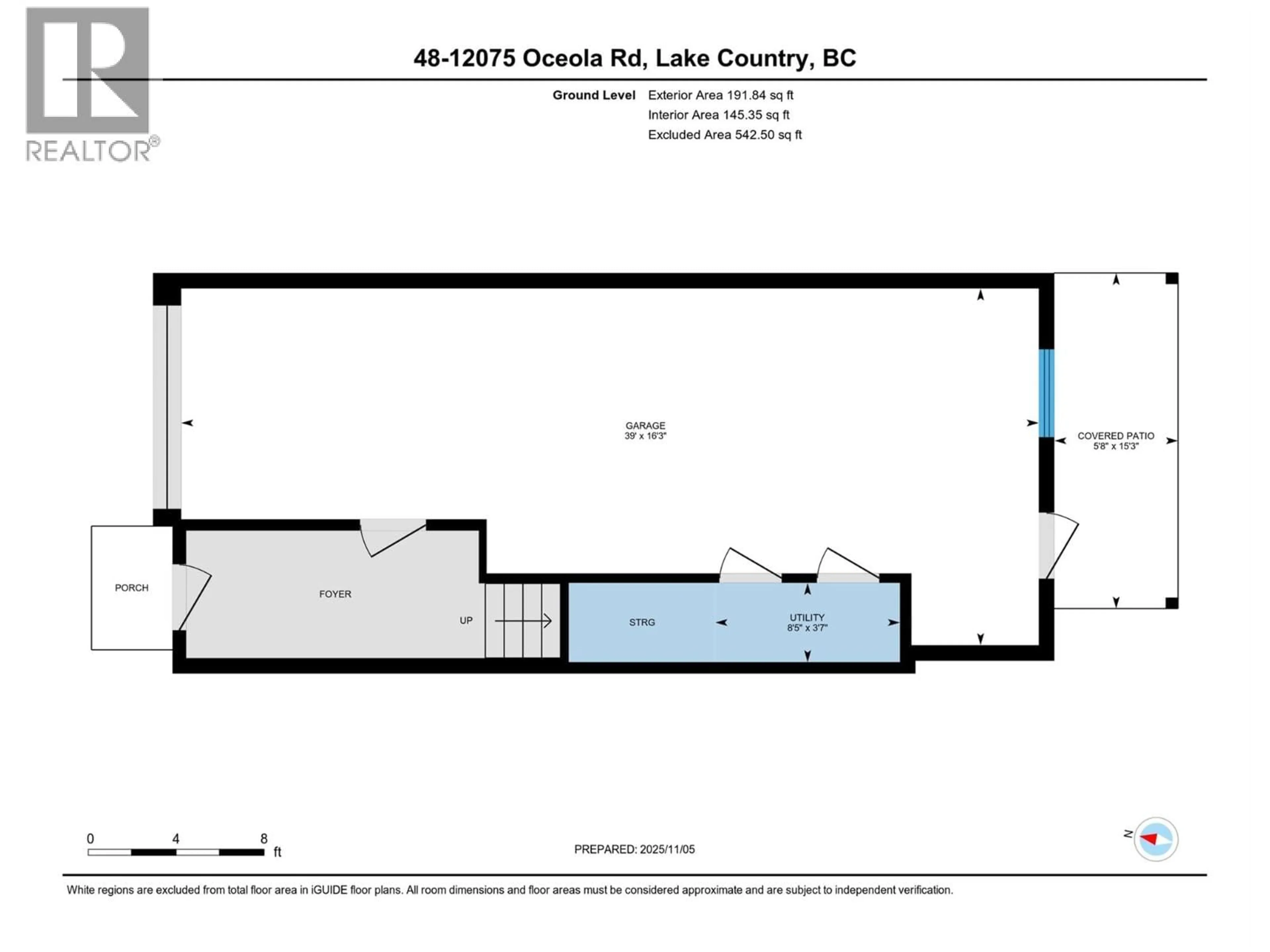 Floor plan for 48 - 12075 OCEOLA ROAD, Lake Country British Columbia V4V1H1
