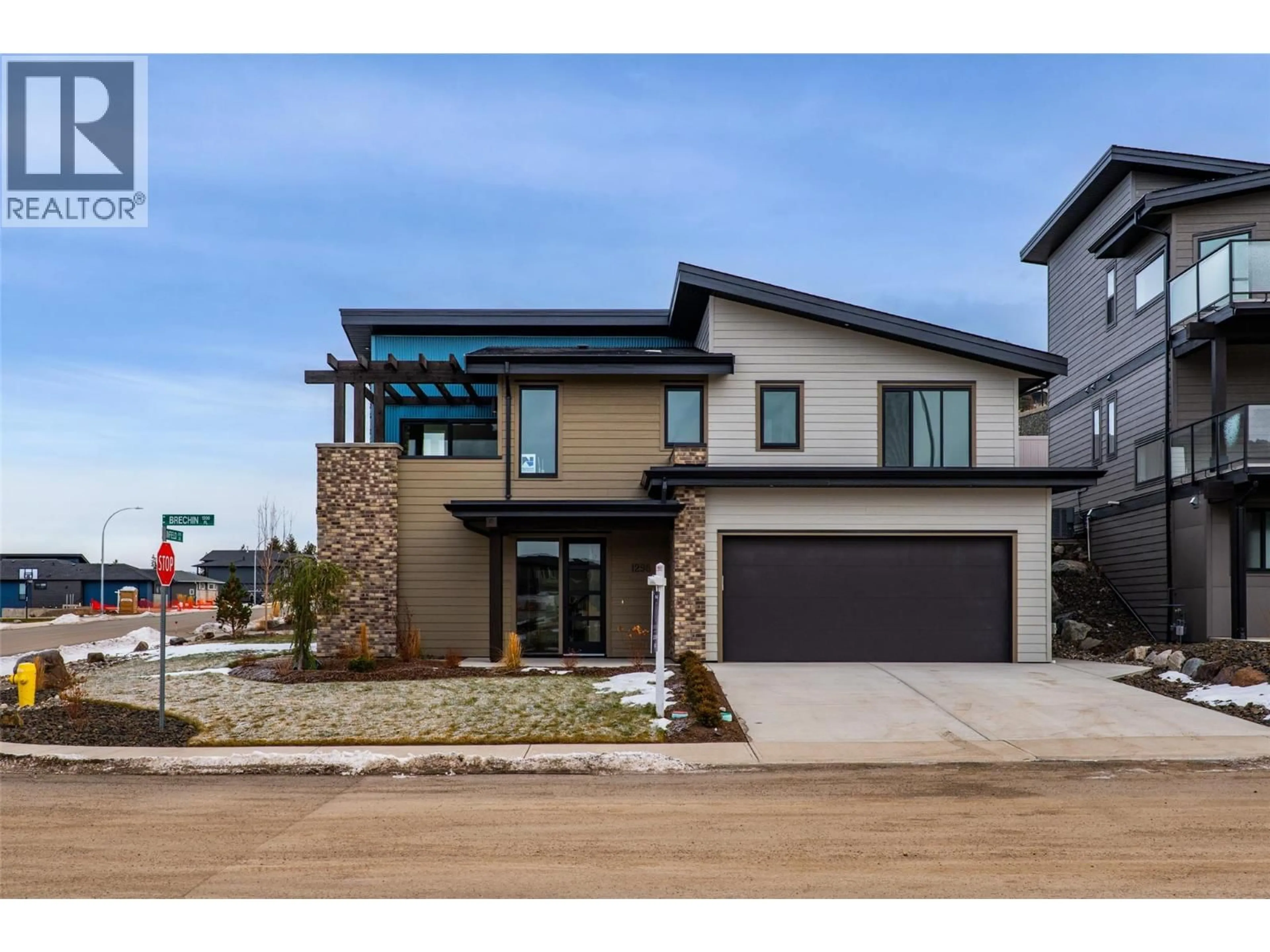 Home with brick exterior material, street for 1298 BRECHIN PLACE, Kamloops British Columbia V1S1J9