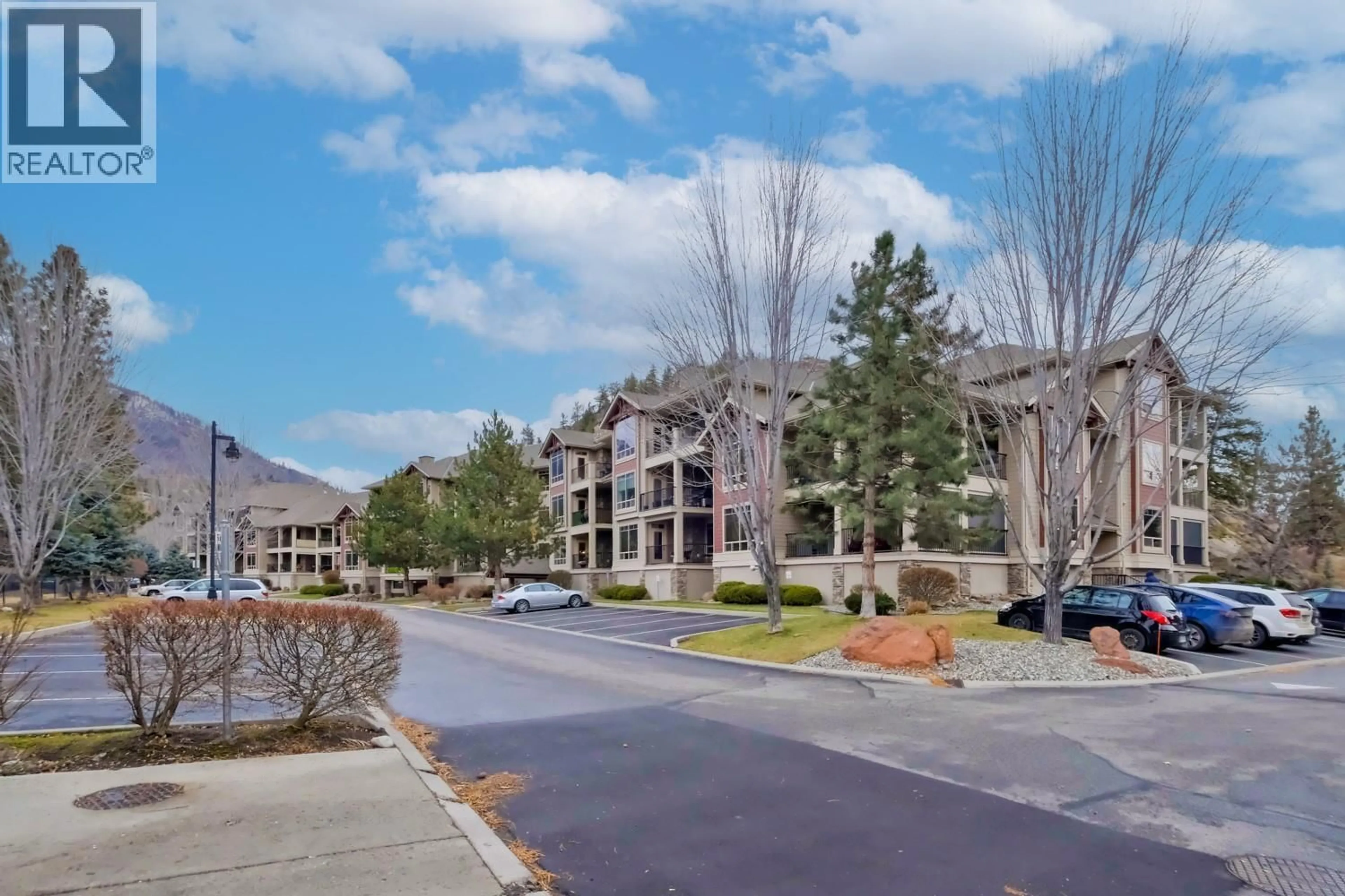 A pic from outside/outdoor area/front of a property/back of a property/a pic from drone, mountain view for 109 - 2760 AUBURN ROAD, West Kelowna British Columbia V4T4C2