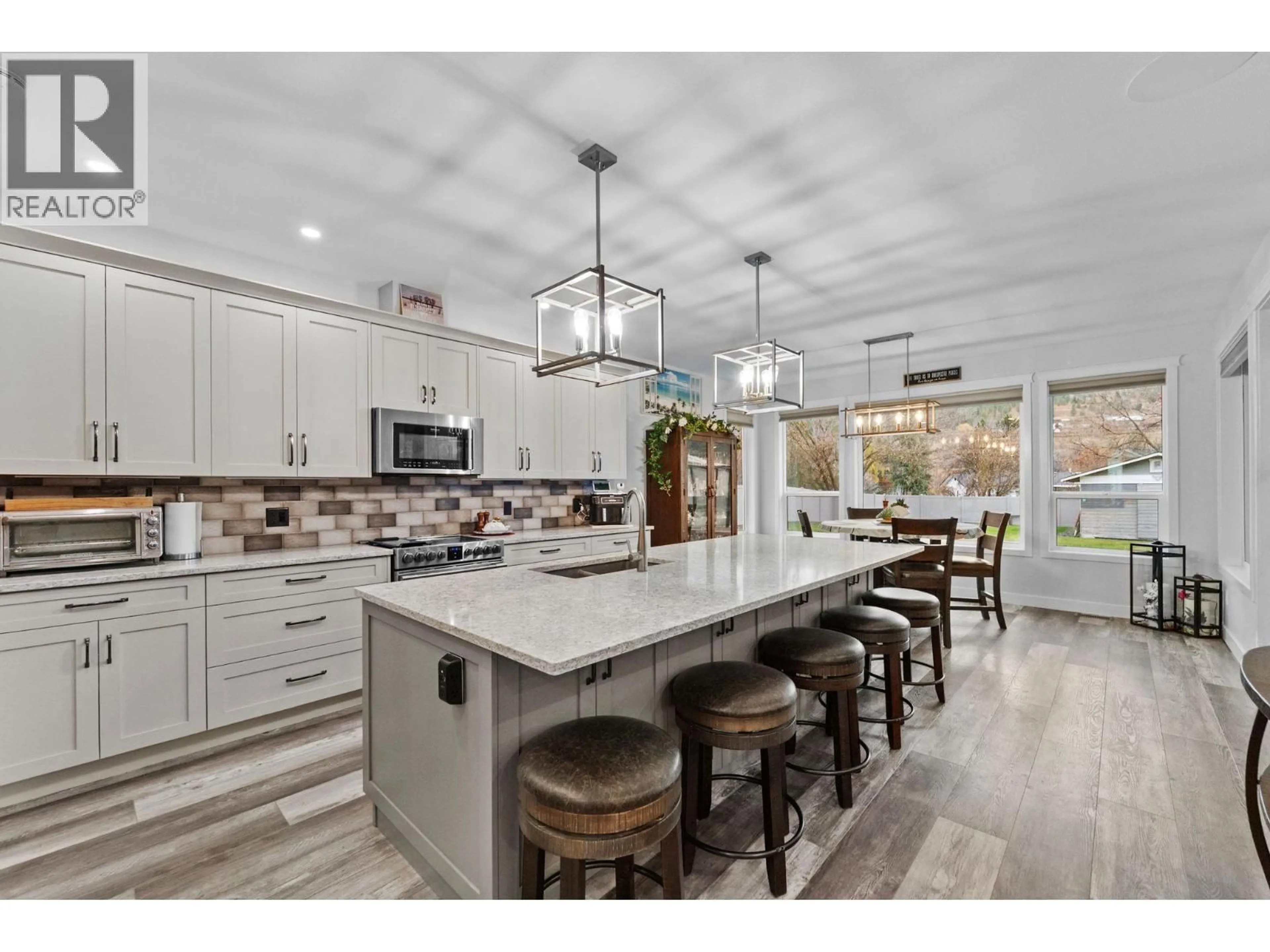 Open concept kitchen, ceramic/tile floor for 4831 ASPEN PARK DRIVE, Kamloops British Columbia V2H1M5