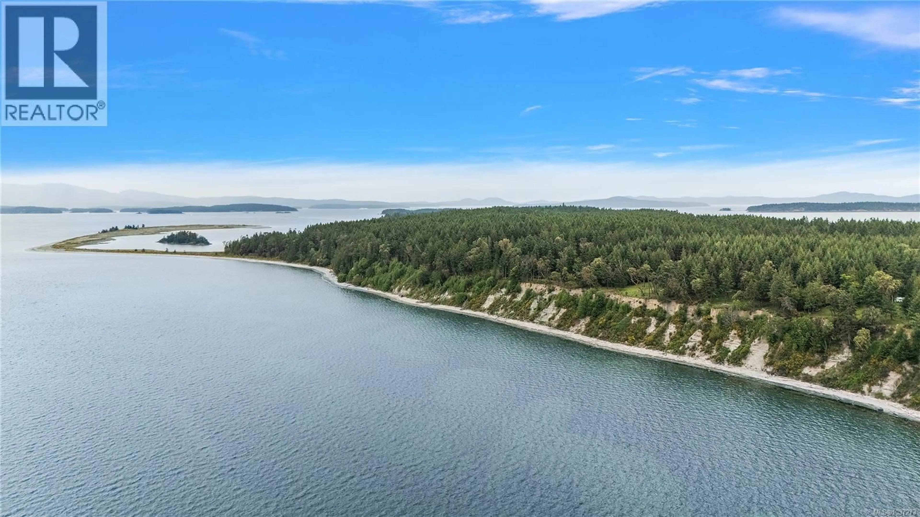 A pic from outside/outdoor area/front of a property/back of a property/a pic from drone, water/lake/river/ocean view for 345 EVERGREEN LANE, Sidney Island British Columbia V0N2G0