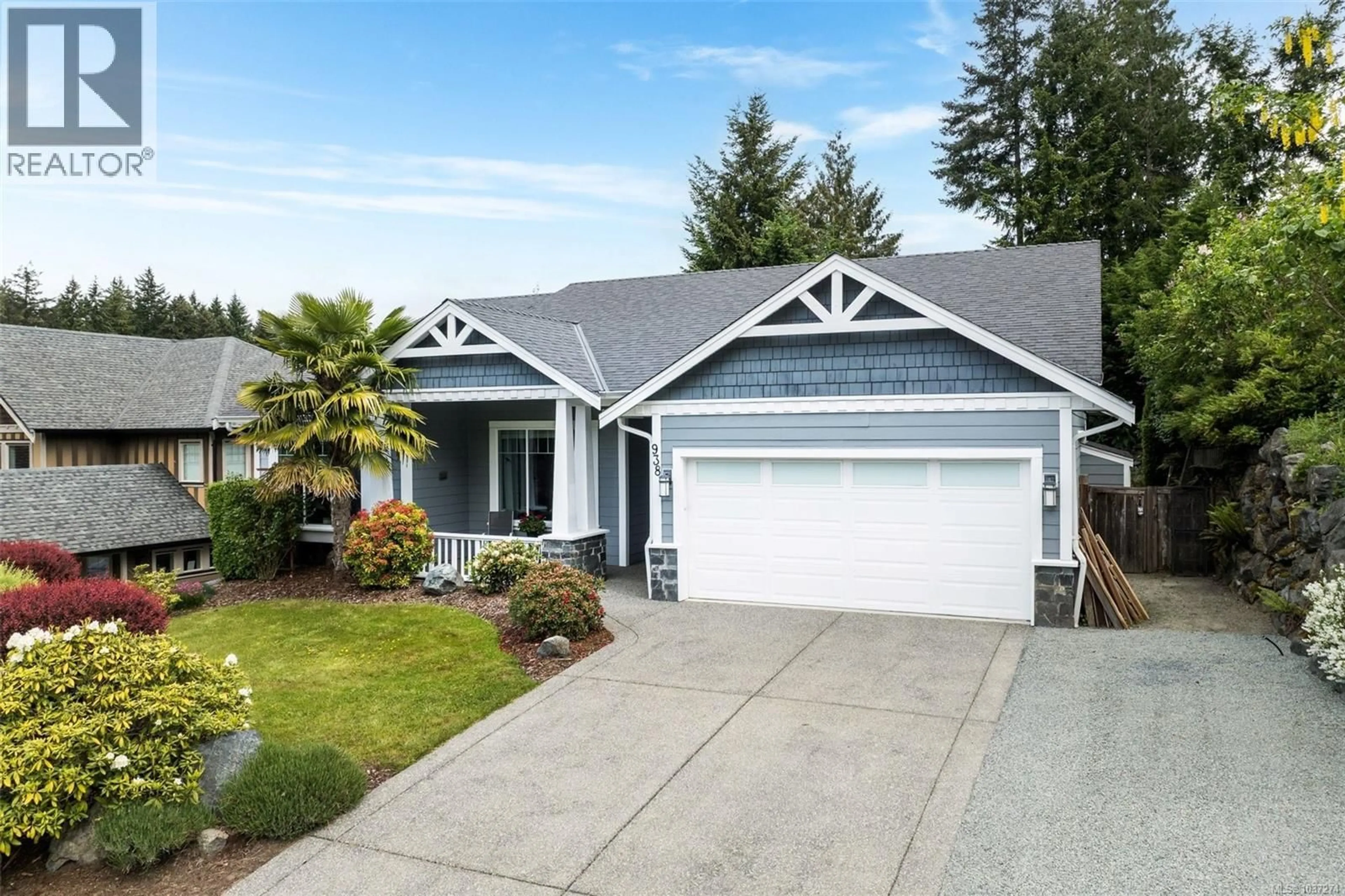 Home with vinyl exterior material, street for 938 DELOUME ROAD, Mill Bay British Columbia V0R2P1