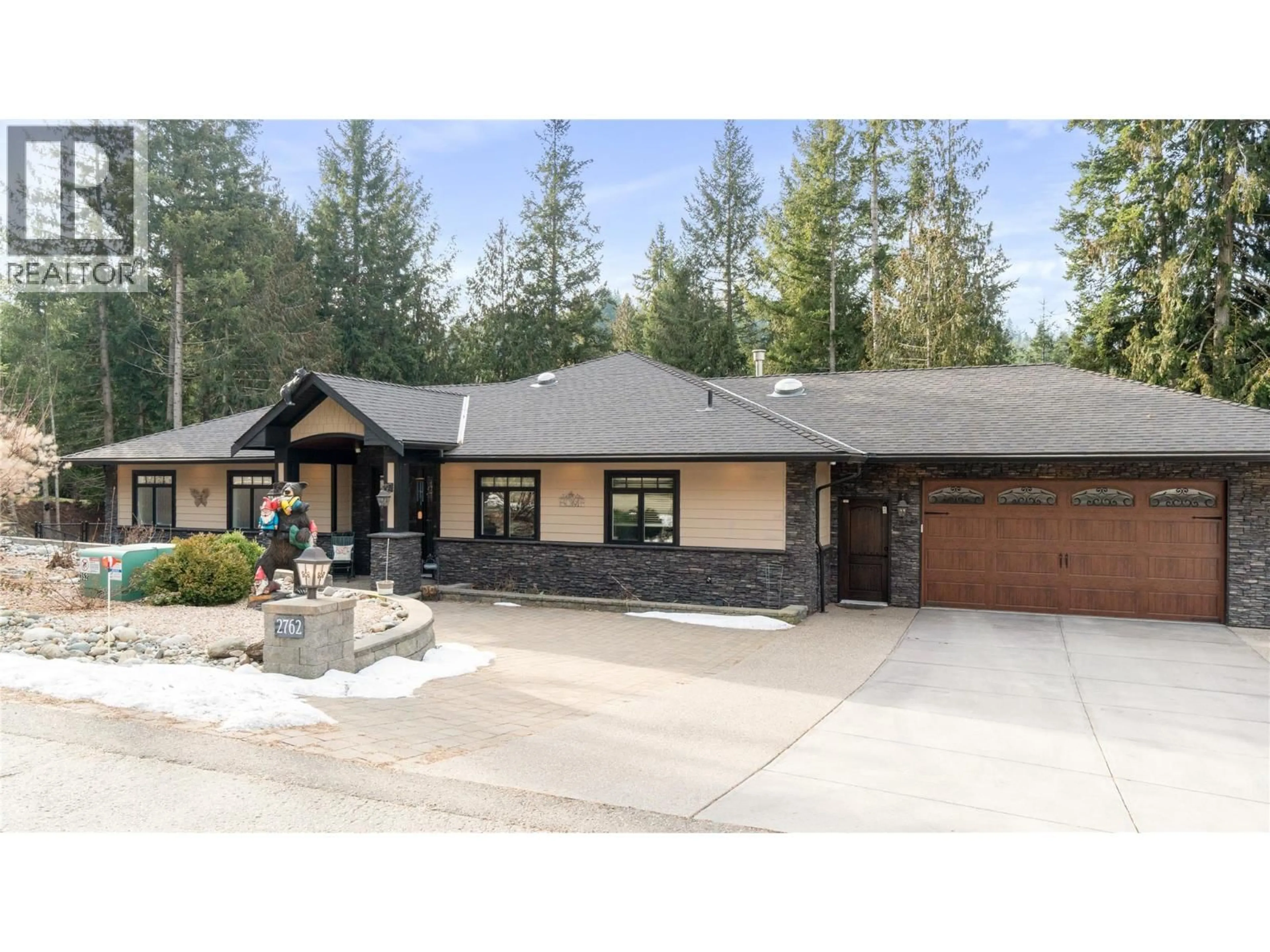 Home with brick exterior material, street for 2762 GLENVIEW ROAD, Blind Bay British Columbia V0E1H1