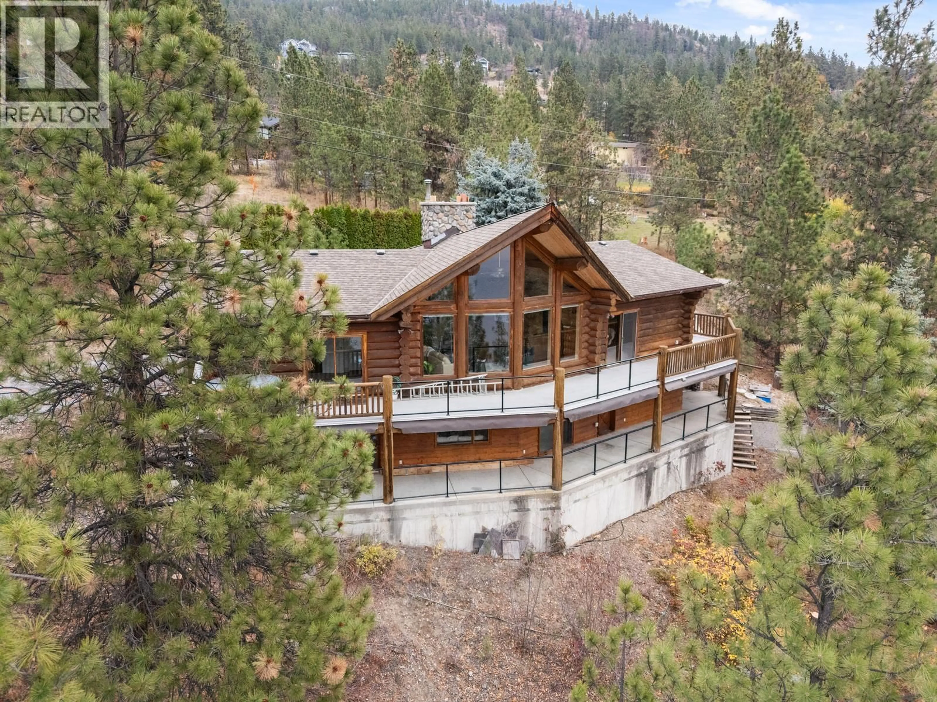 A pic from outside/outdoor area/front of a property/back of a property/a pic from drone, unknown for 13574 MOBERLY ROAD, Lake Country British Columbia V4V1A2