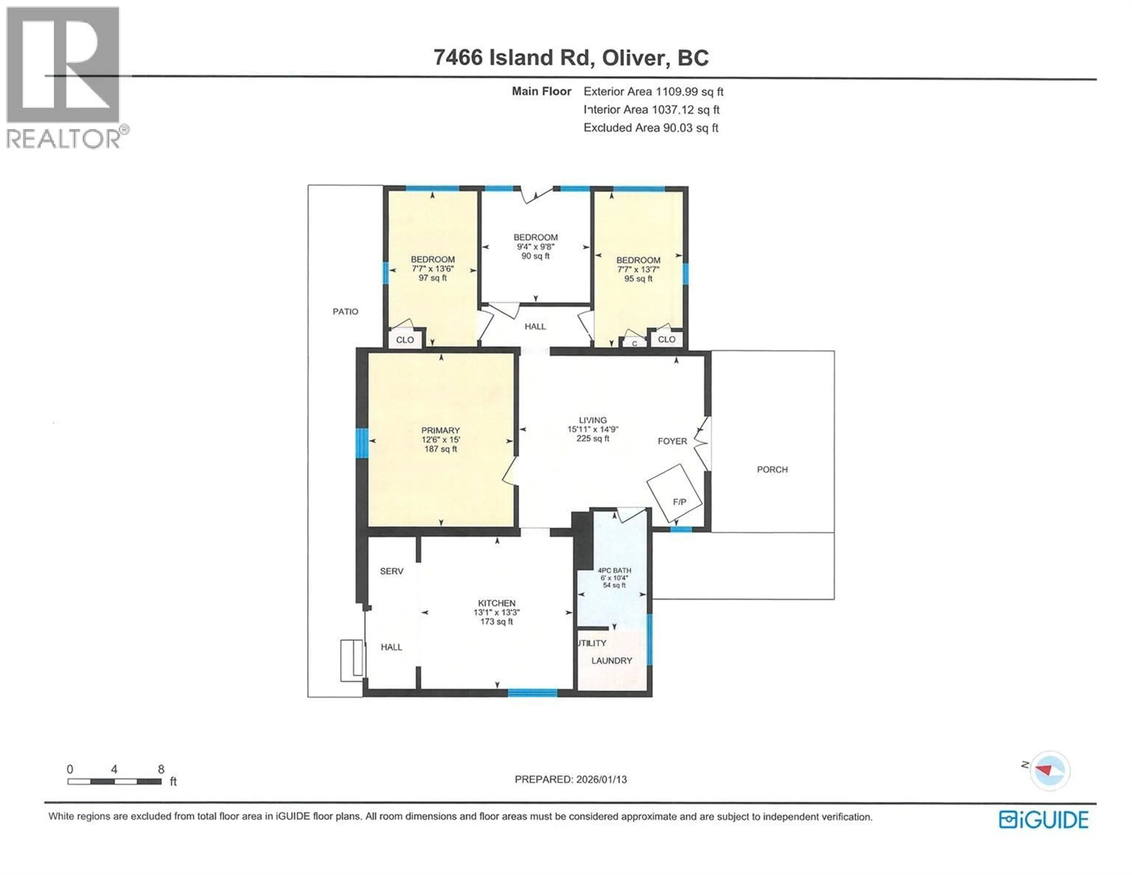 Floor plan for 7466 ISLAND ROAD, Oliver British Columbia V0H1T7