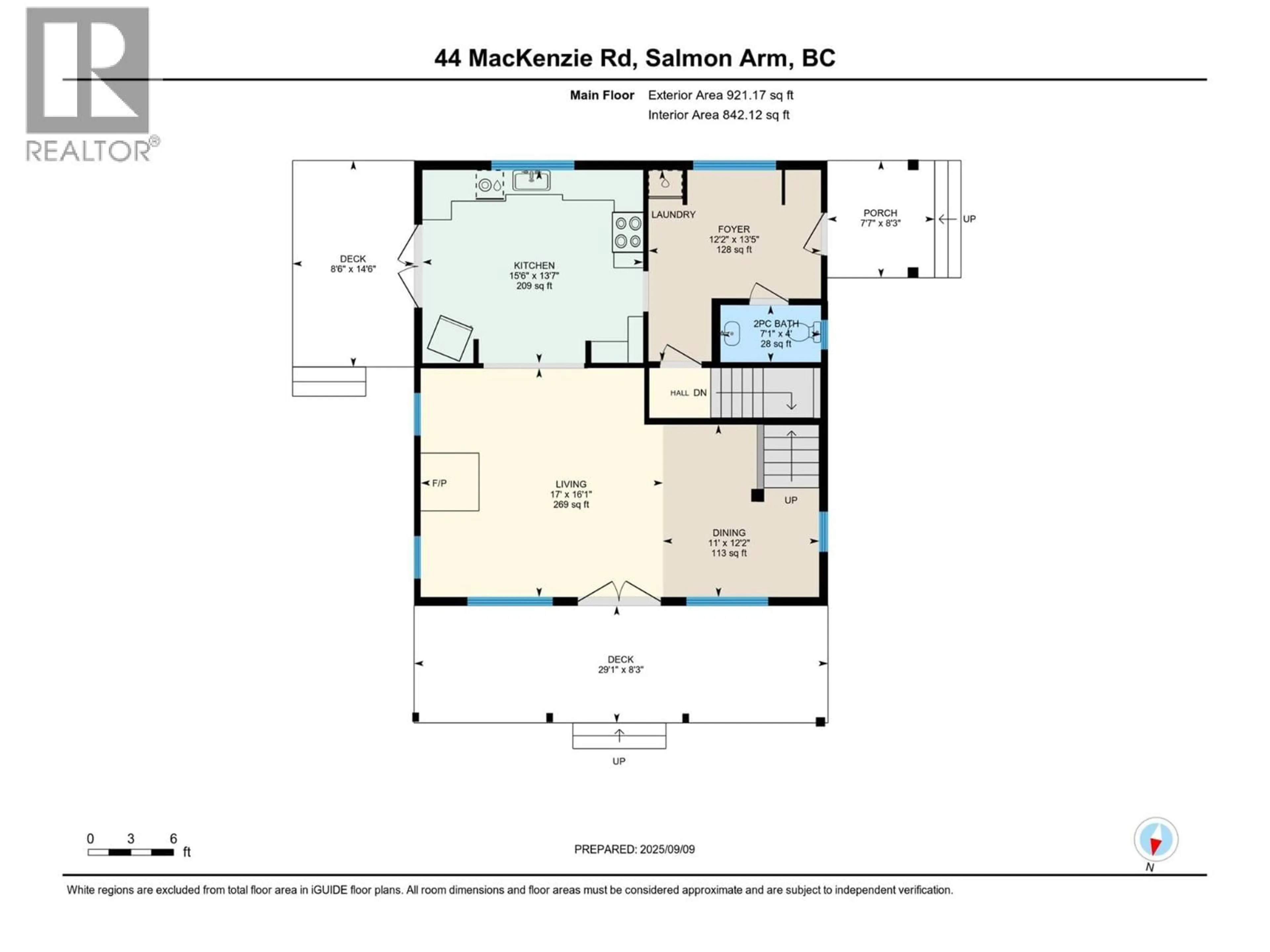 Floor plan for 44 MACKENZIE ROAD, Salmon Arm British Columbia V1E2Y3