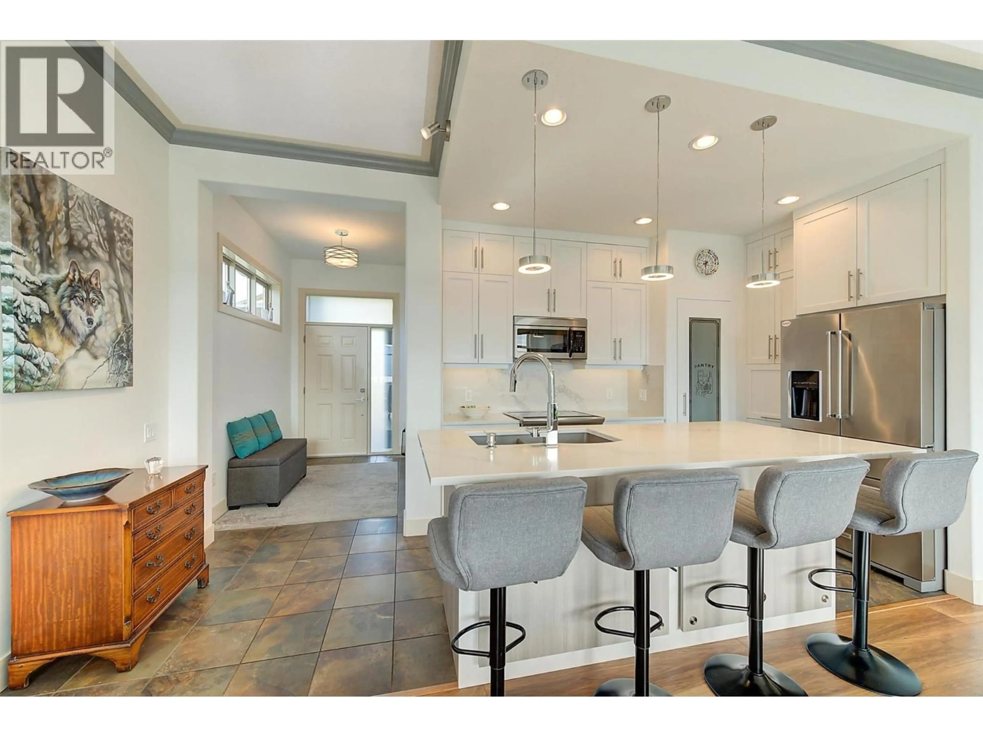 Open concept kitchen, ceramic/tile floor for 2135 MADERA COURT, Westbank British Columbia V4T3H7