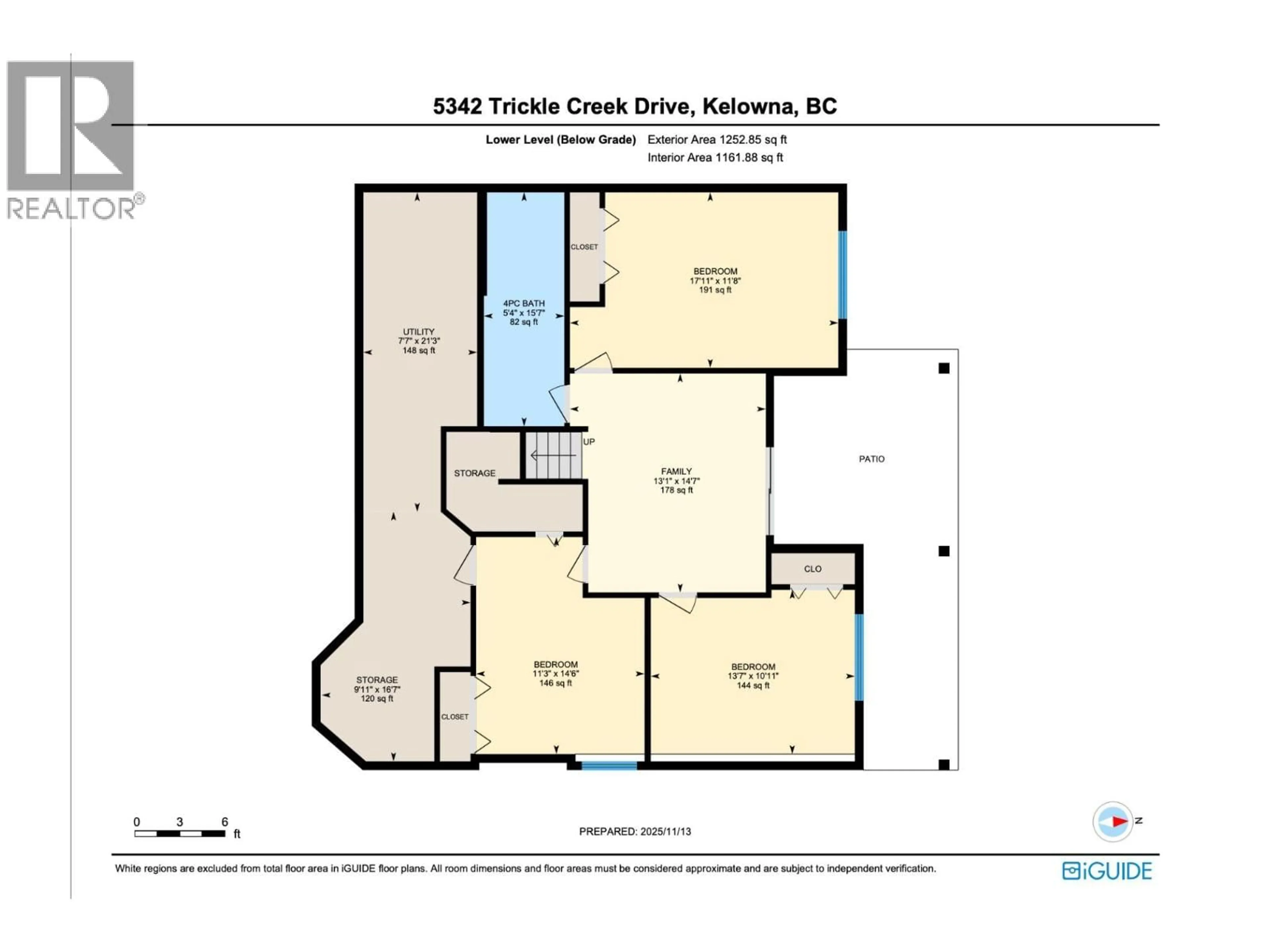 Floor plan for 5342 TRICKLE CREEK DRIVE, Kelowna British Columbia V1X8C7