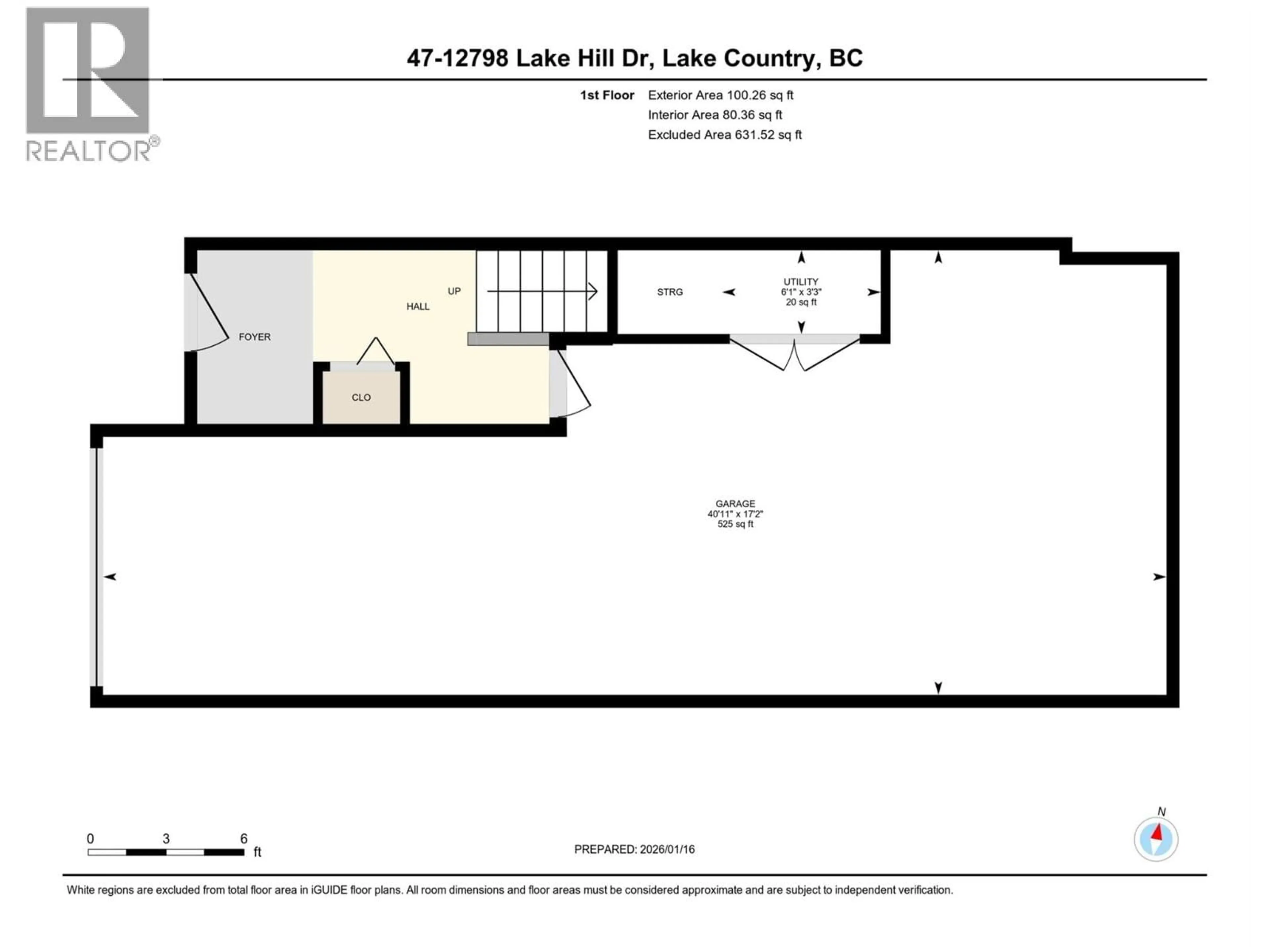 Floor plan for 47 - 12798 LAKE HILL DRIVE, Lake Country British Columbia V4V2W5