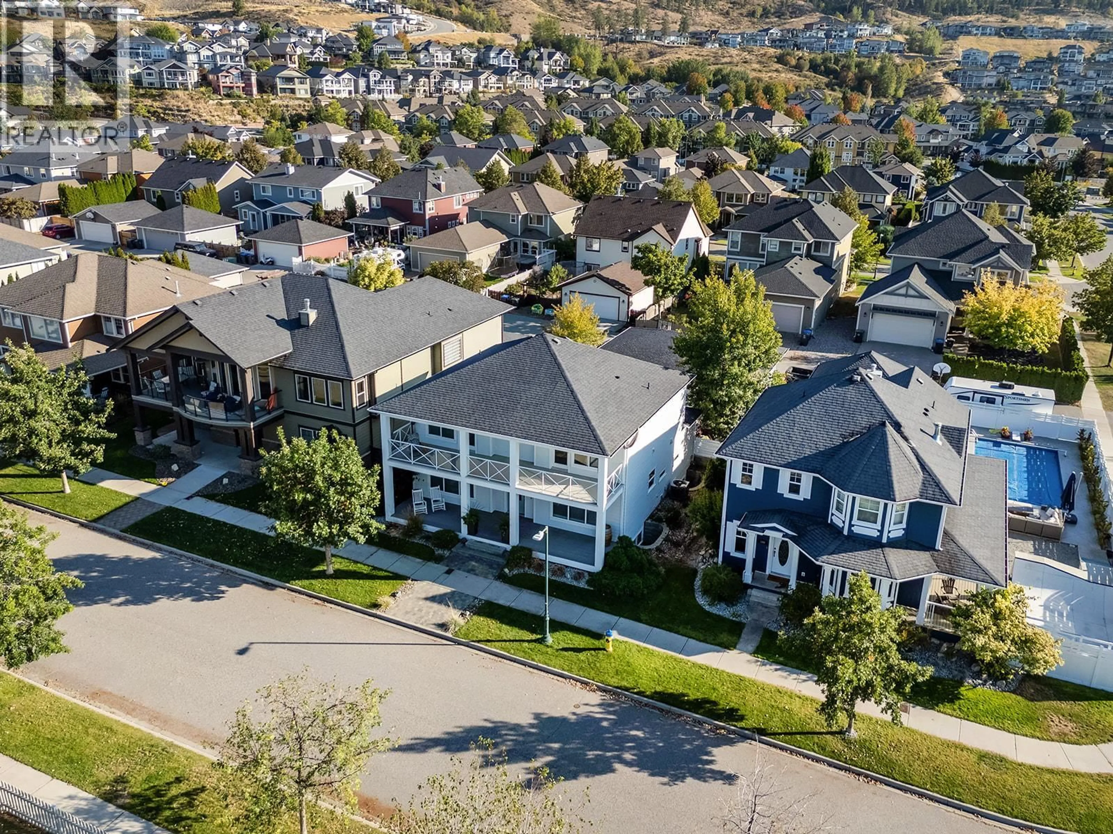 A pic from outside/outdoor area/front of a property/back of a property/a pic from drone, street for 311 PROVIDENCE AVENUE, Kelowna British Columbia V1W5C1