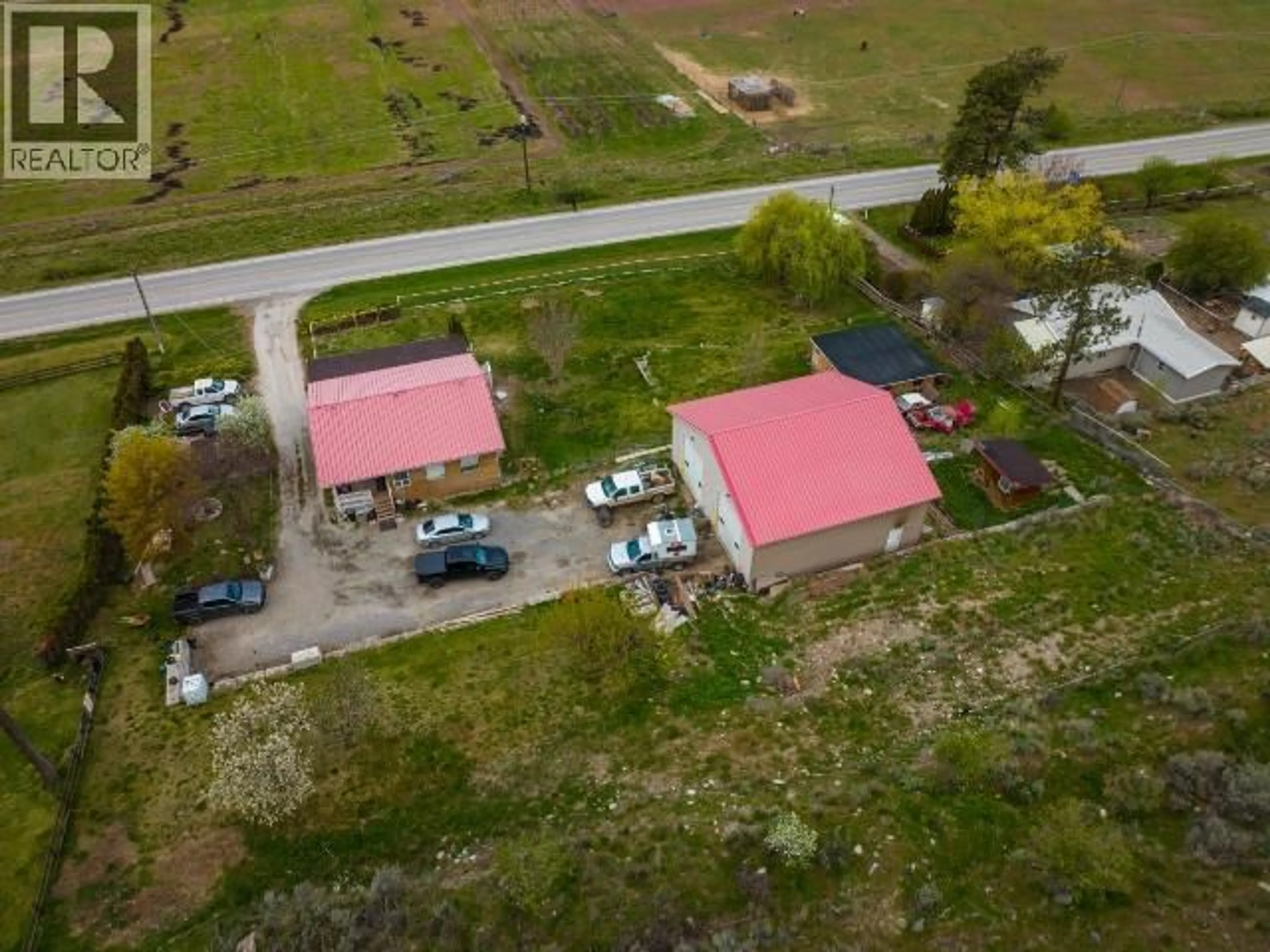 A pic from outside/outdoor area/front of a property/back of a property/a pic from drone, street for 454 HIGHWAY 12 OTHER, Lillooet British Columbia V0K1V0