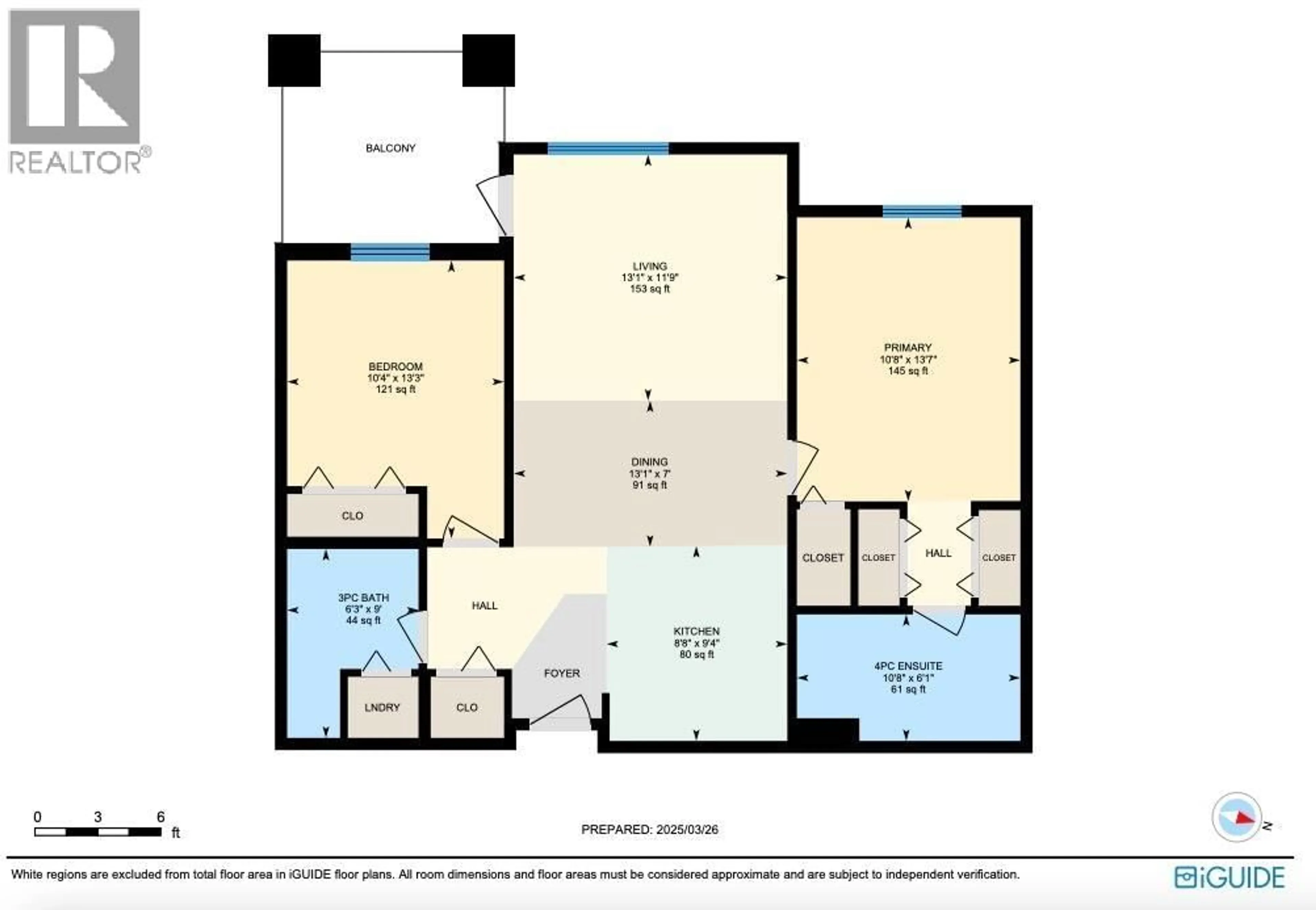 Floor plan for 1317 - 1875 COUNTRY CLUB DRIVE, Kelowna British Columbia V1V2W7