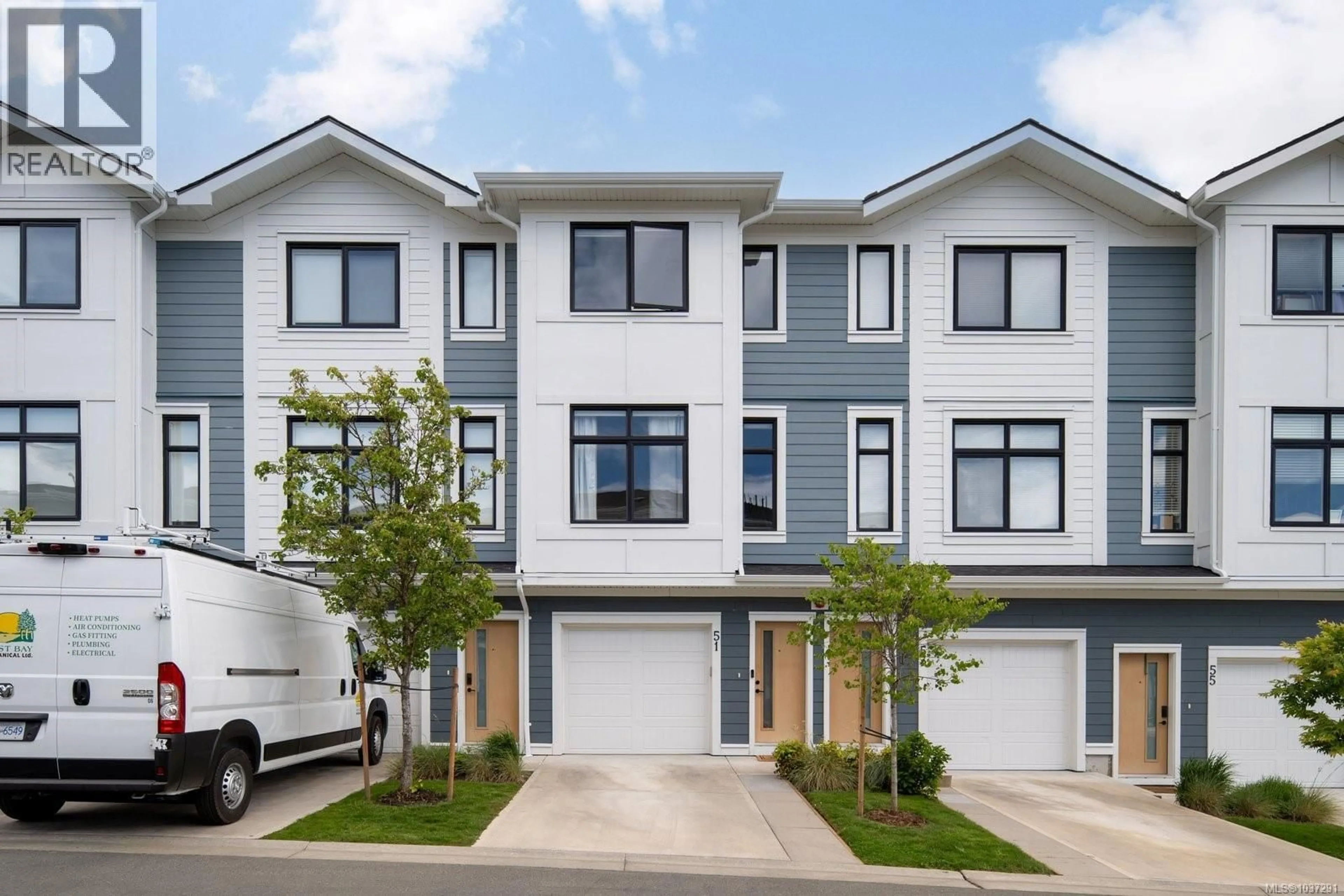 Home with vinyl exterior material, street for 51 - 255 CASPIAN DRIVE, Colwood British Columbia V9C0R9