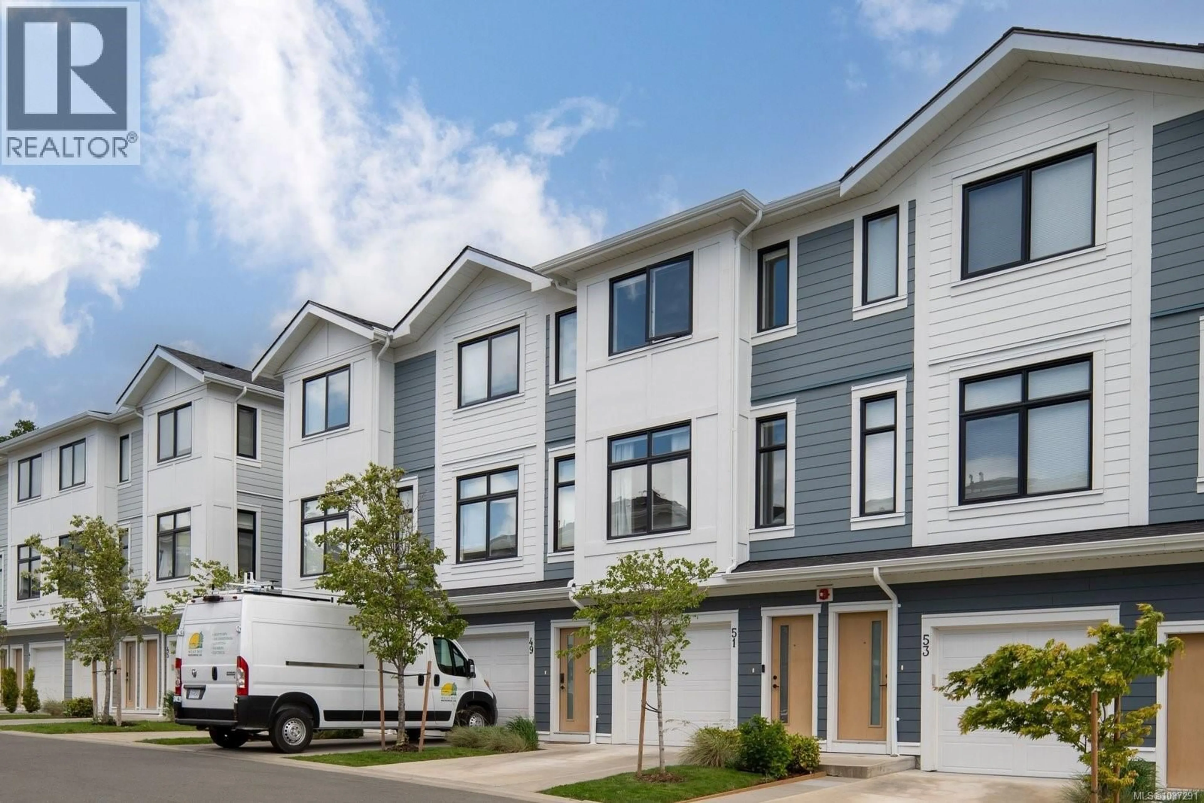 Home with vinyl exterior material, street for 51 - 255 CASPIAN DRIVE, Colwood British Columbia V9C0R9