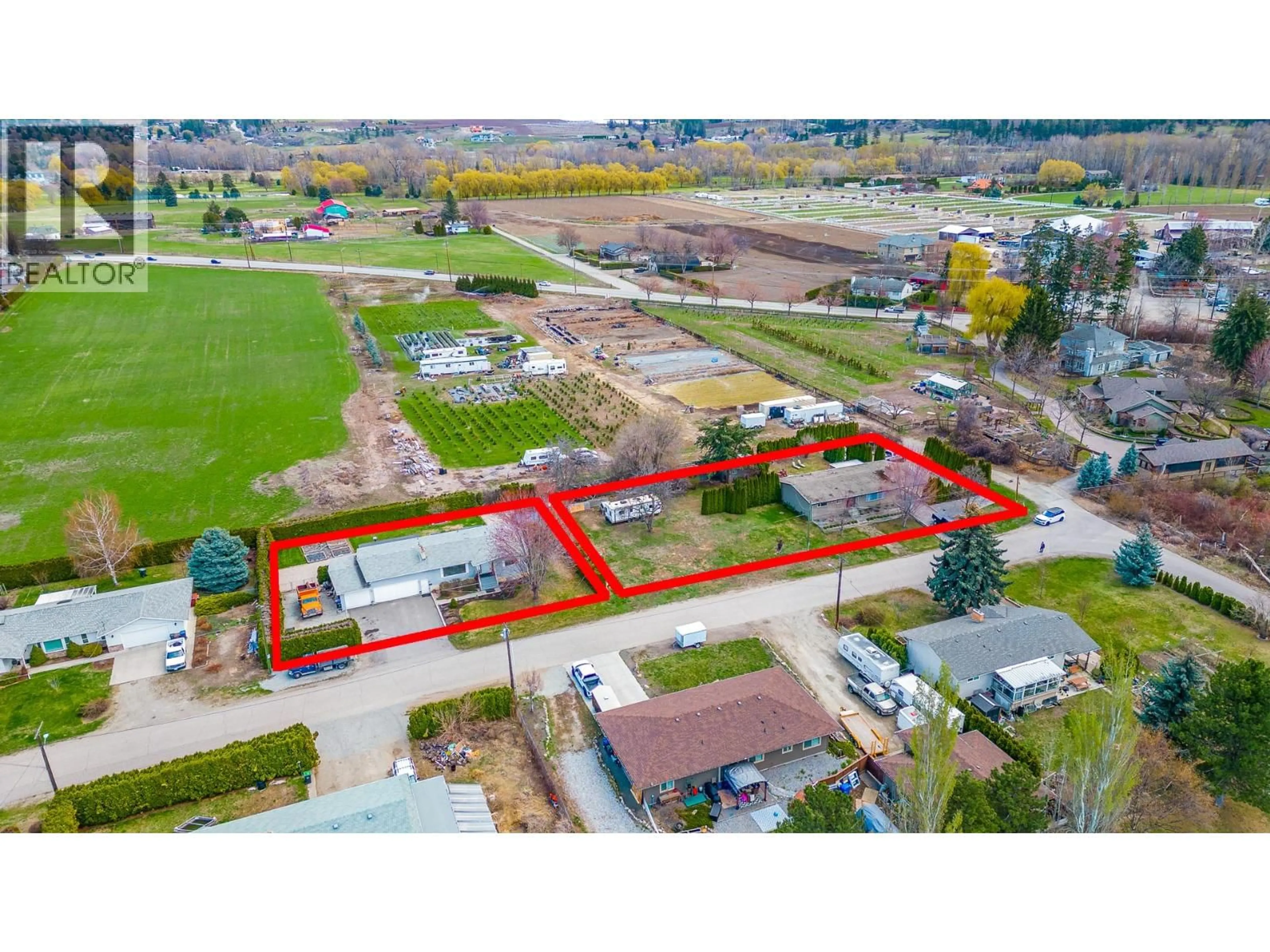 A pic from outside/outdoor area/front of a property/back of a property/a pic from drone, street for 3249 ST. AMAND ROAD, Kelowna British Columbia V1W3P2