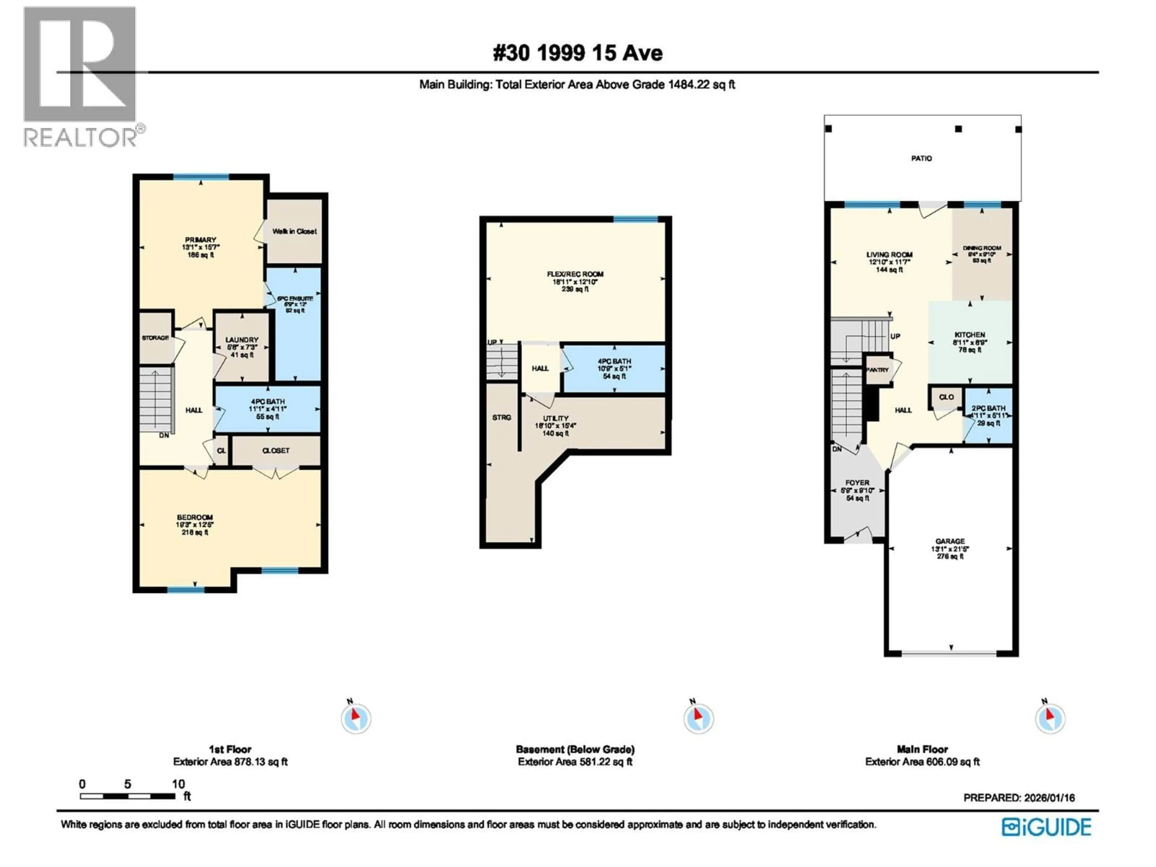 Floor plan for # 30 - 1999 15 AVENUE, Vernon British Columbia V1T9R4