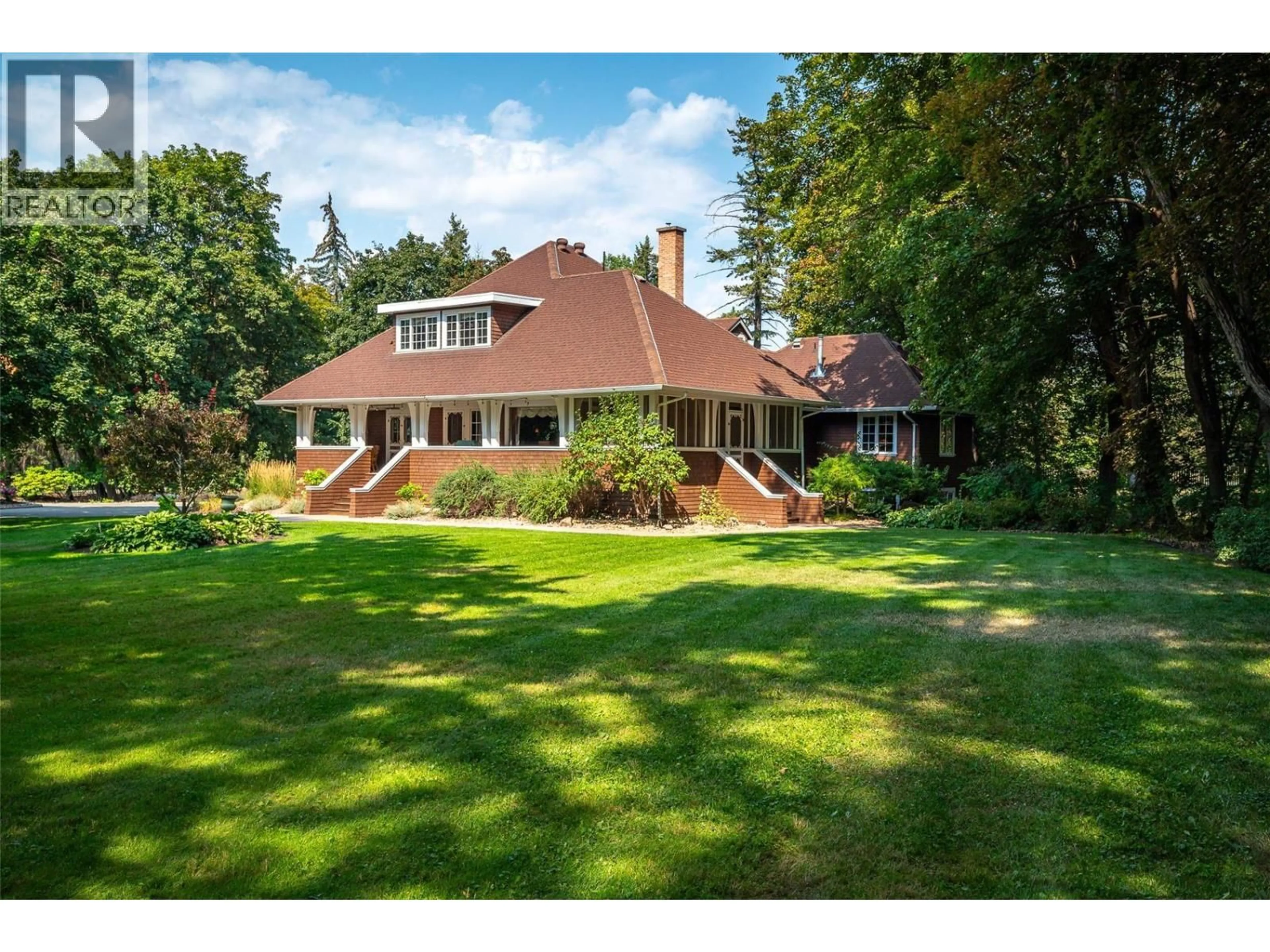 A pic from outside/outdoor area/front of a property/back of a property/a pic from drone, unknown for 9310 KALAMALKA ROAD, Coldstream British Columbia V1B1L1