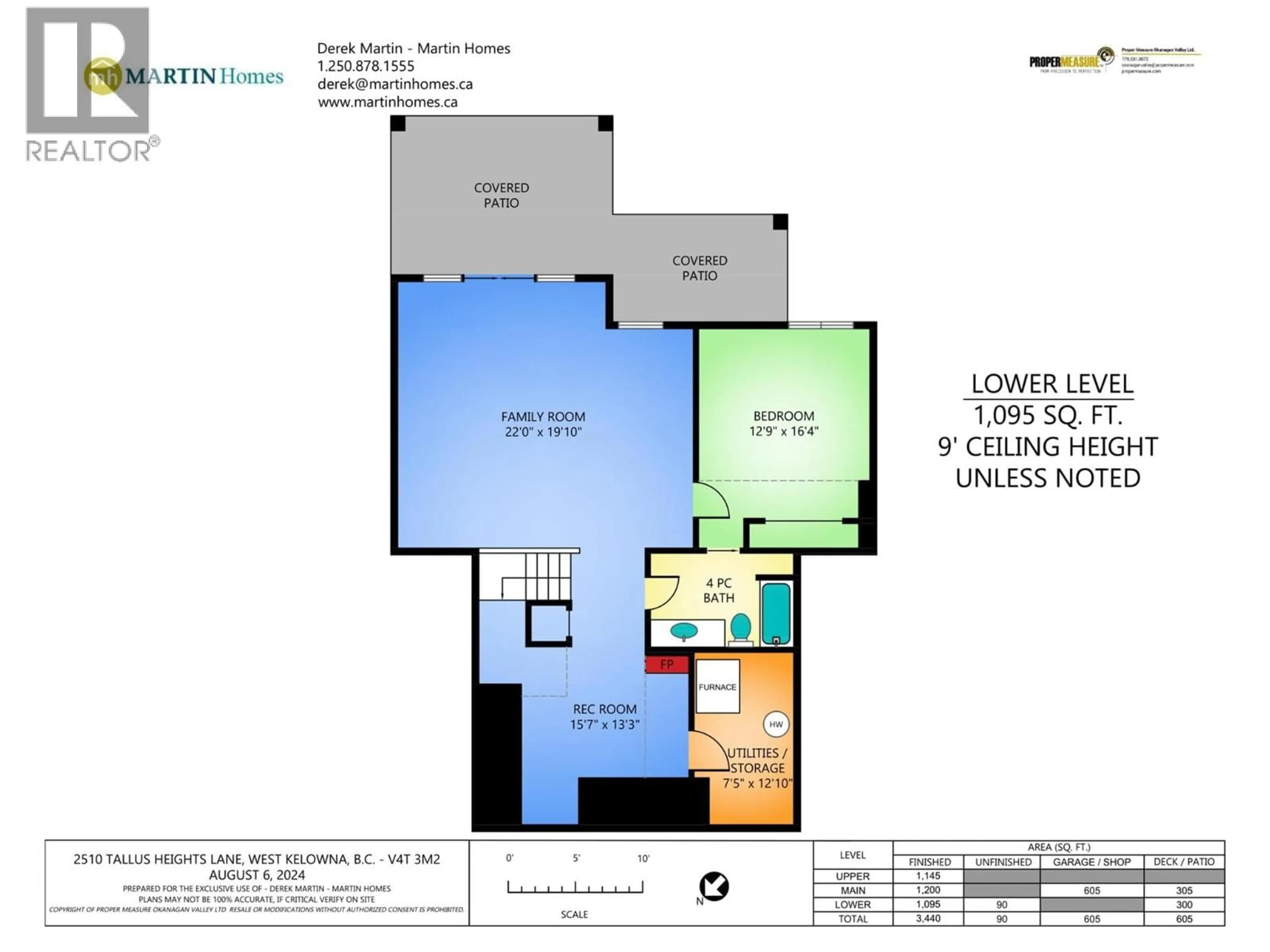 Floor plan for 2510 TALLUS HEIGHTS LANE, West Kelowna British Columbia V4T3M2