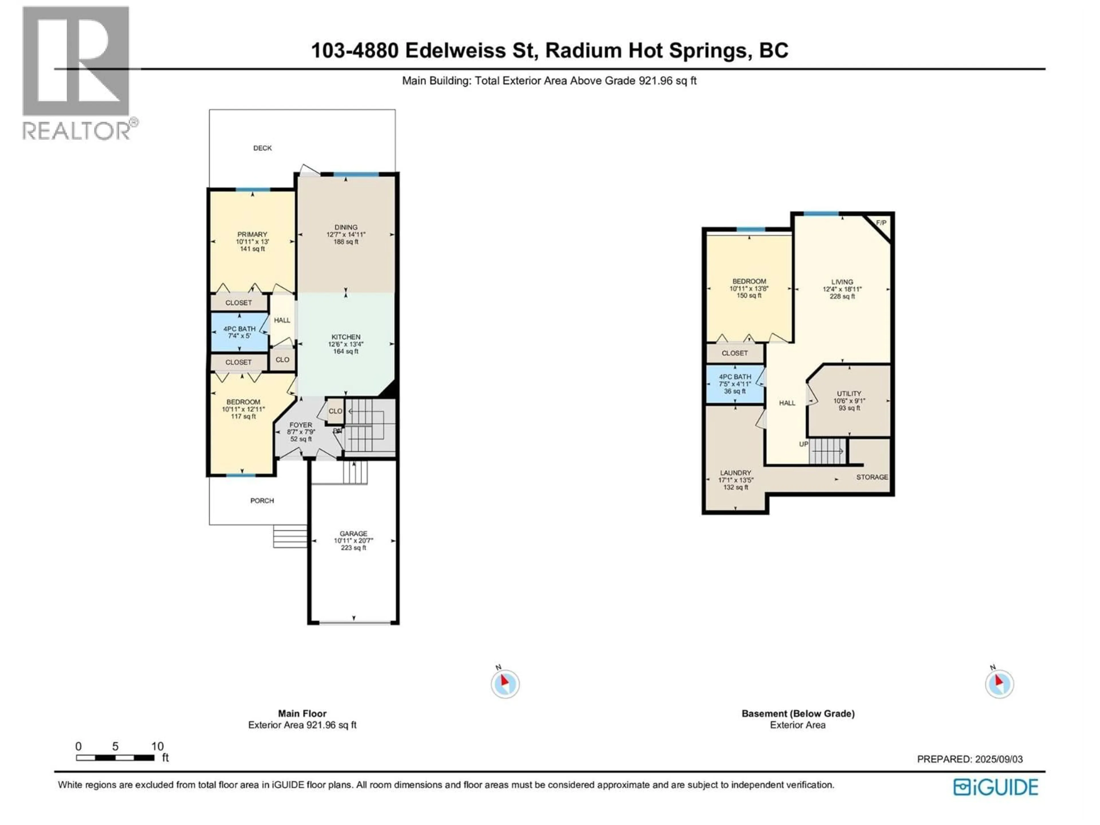 Floor plan for 103 - 4880 EDELWEISS STREET, Radium Hot Springs British Columbia V0A1M0