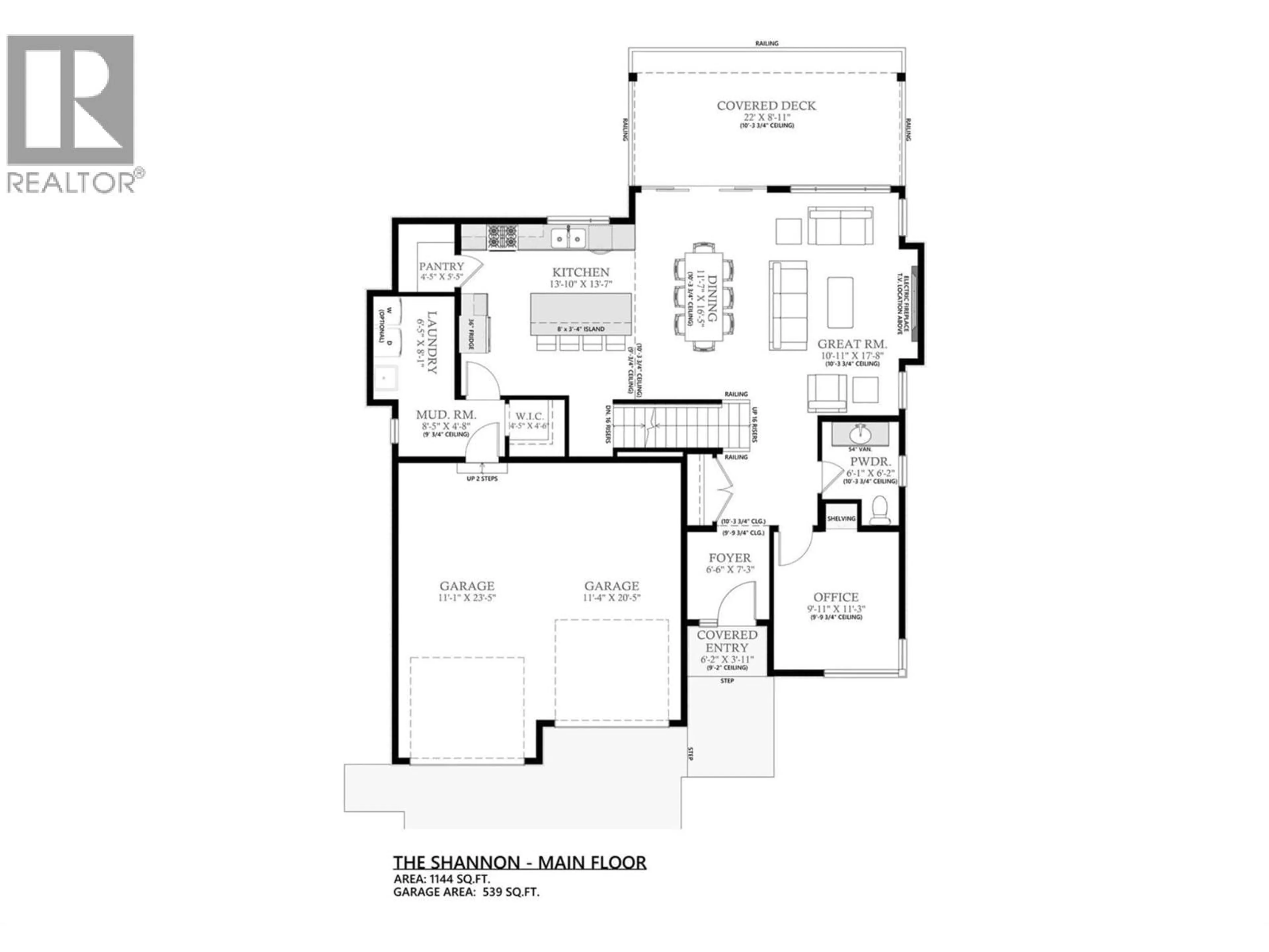 Floor plan for 3766 DAVIDSON COURT, West Kelowna British Columbia V4T0B1