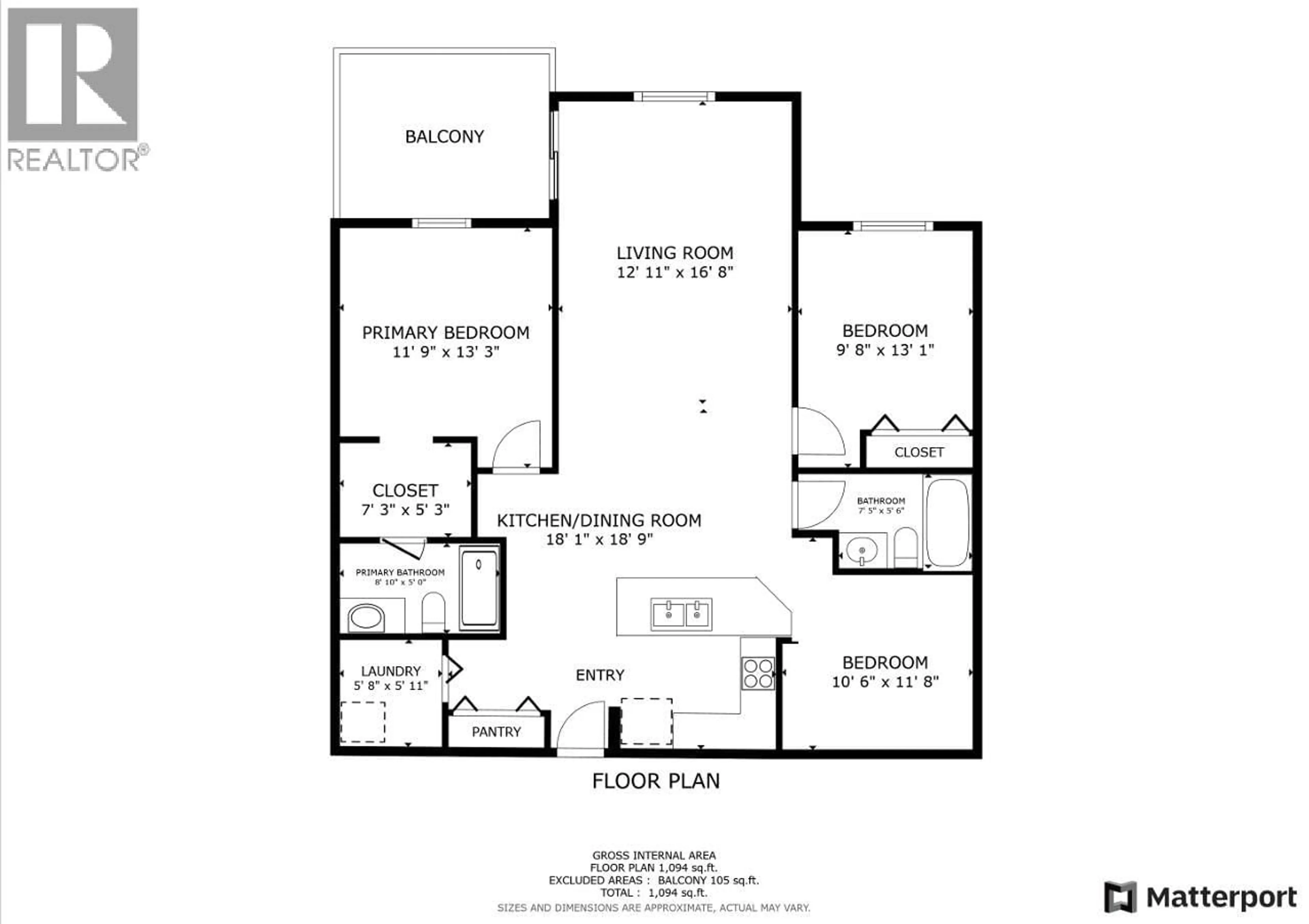 Floor plan for 1306 - 205 THIRD AVENUE, Invermere British Columbia V0A1K7