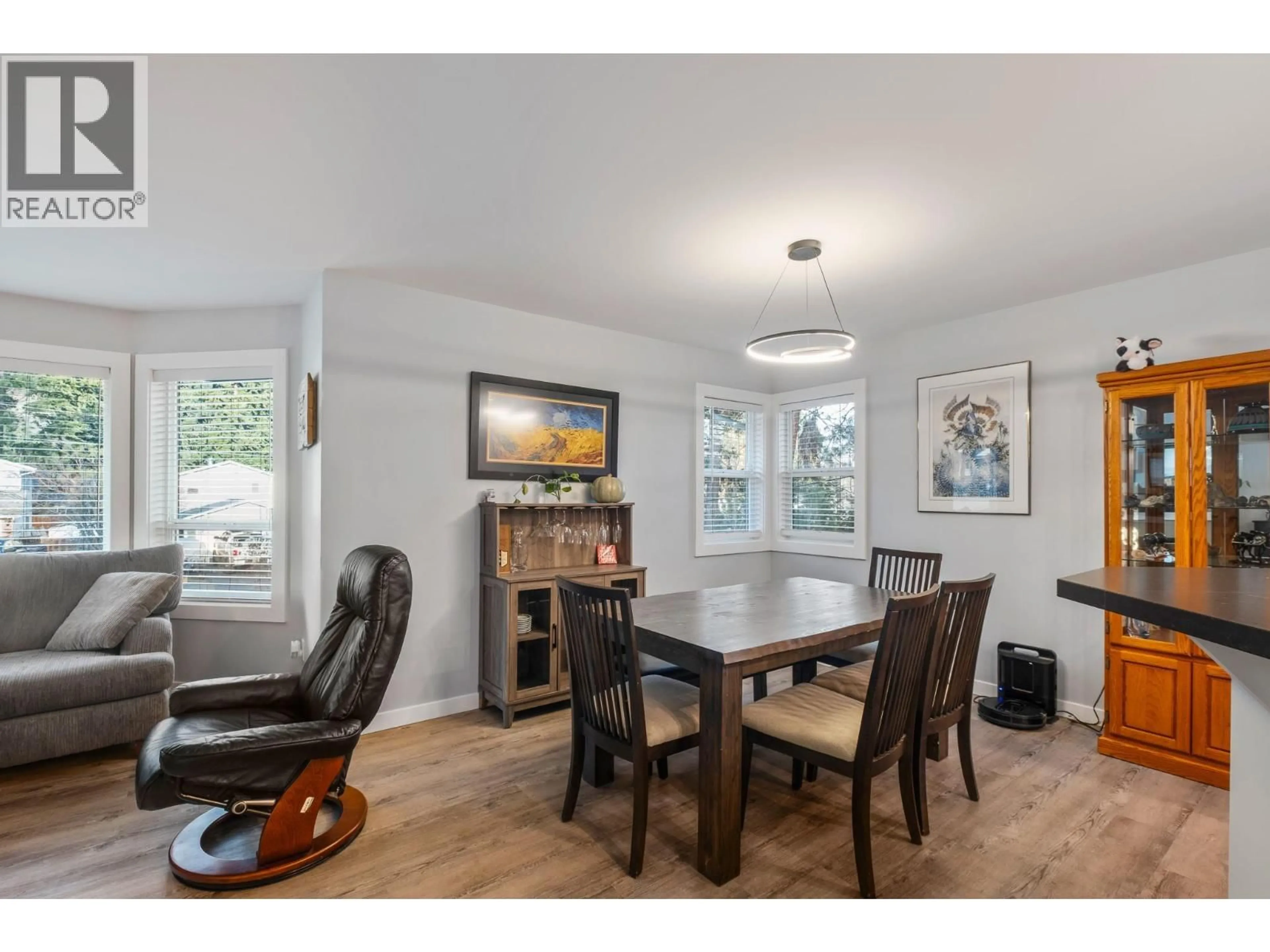 Dining room, wood/laminate floor for 3118 MCIVER ROAD, West Kelowna British Columbia V4T1E6