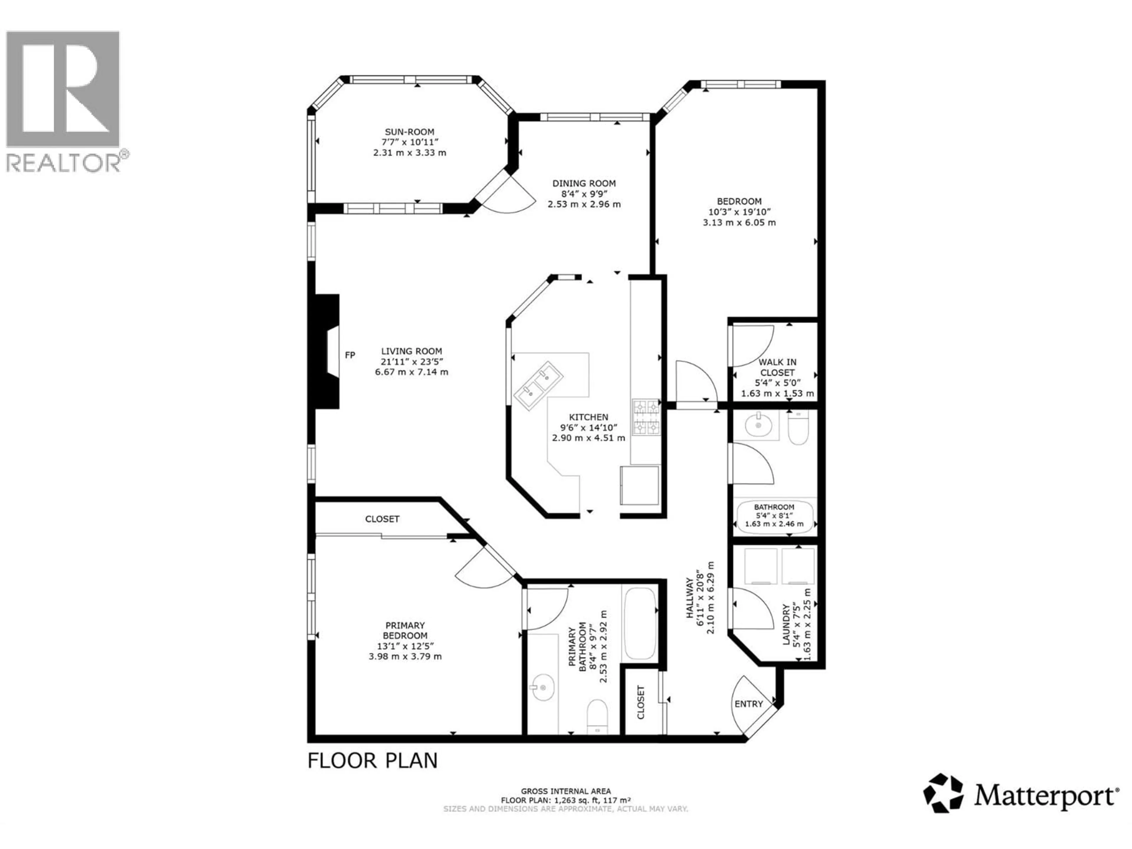Floor plan for 103 - 3757 BROWN ROAD, West Kelowna British Columbia V4T1X7