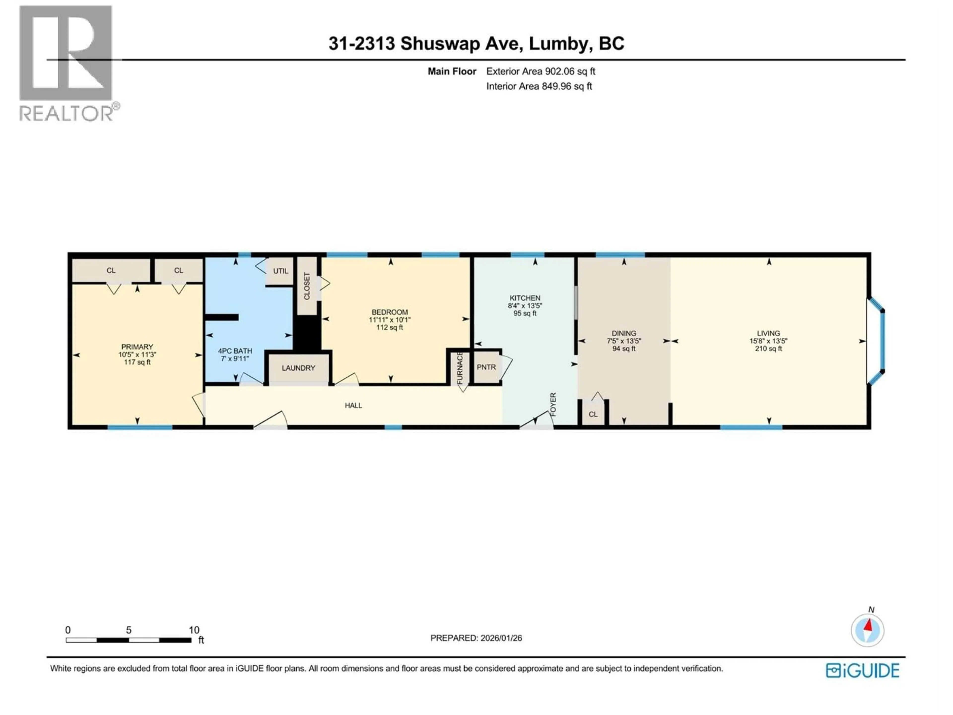Floor plan for 31 - 2313 SHUSWAP AVENUE, Lumby British Columbia V0E2G0