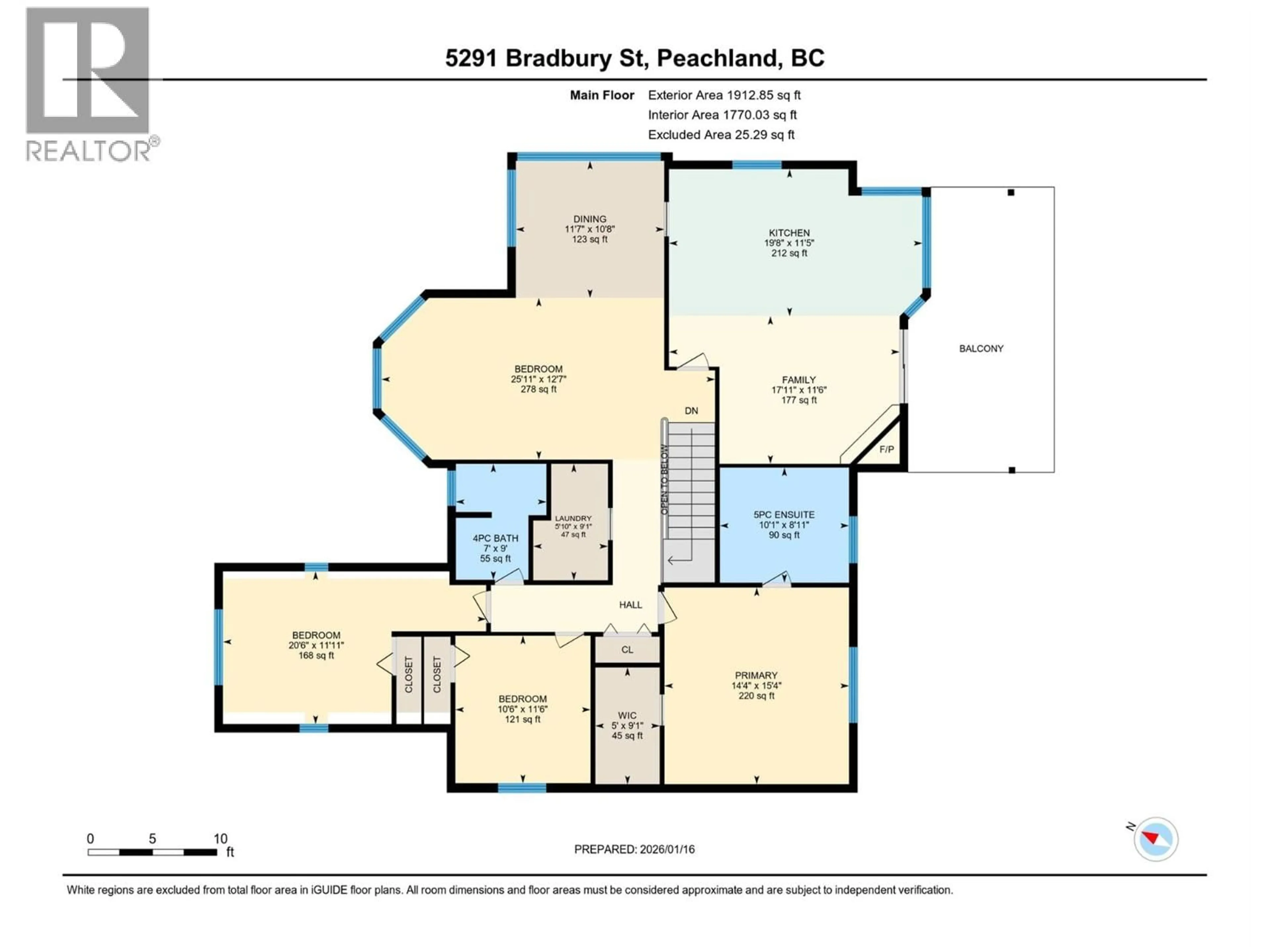Floor plan for 5291 BRADBURY STREET, Peachland British Columbia V0H1X8