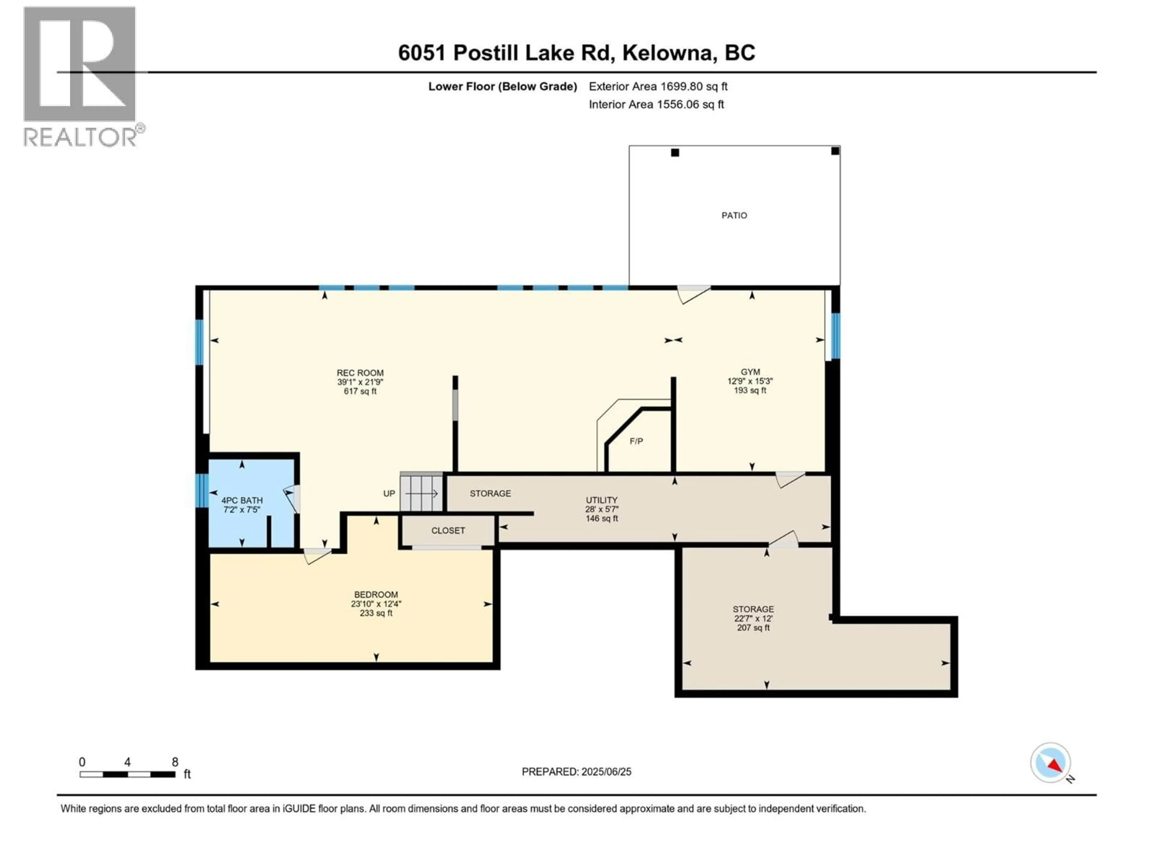 Floor plan for 6051 POSTILL LAKE ROAD, Kelowna British Columbia V1X7V3