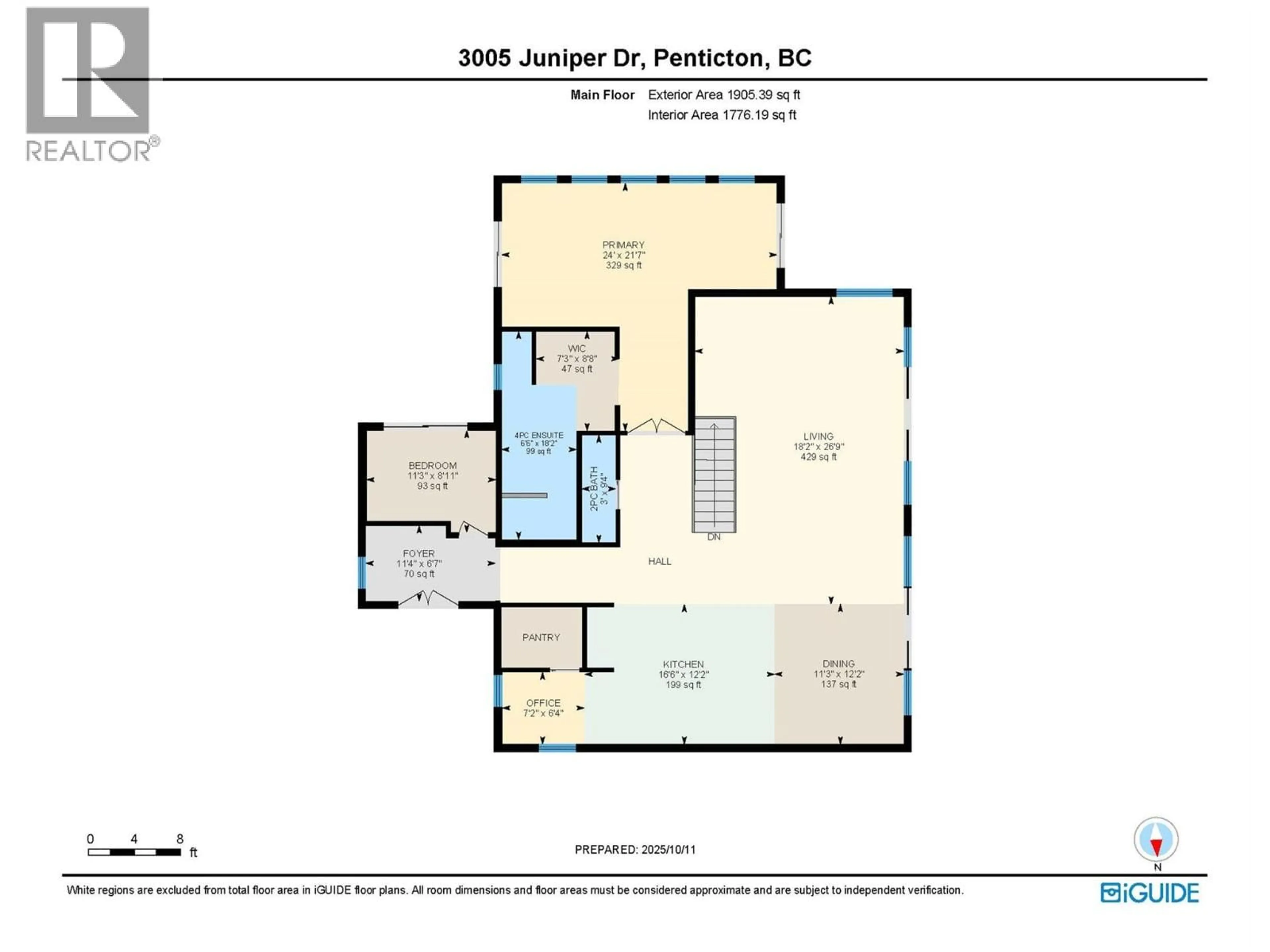 Floor plan for 3005 JUNIPER DRIVE, Penticton British Columbia V2A7T1