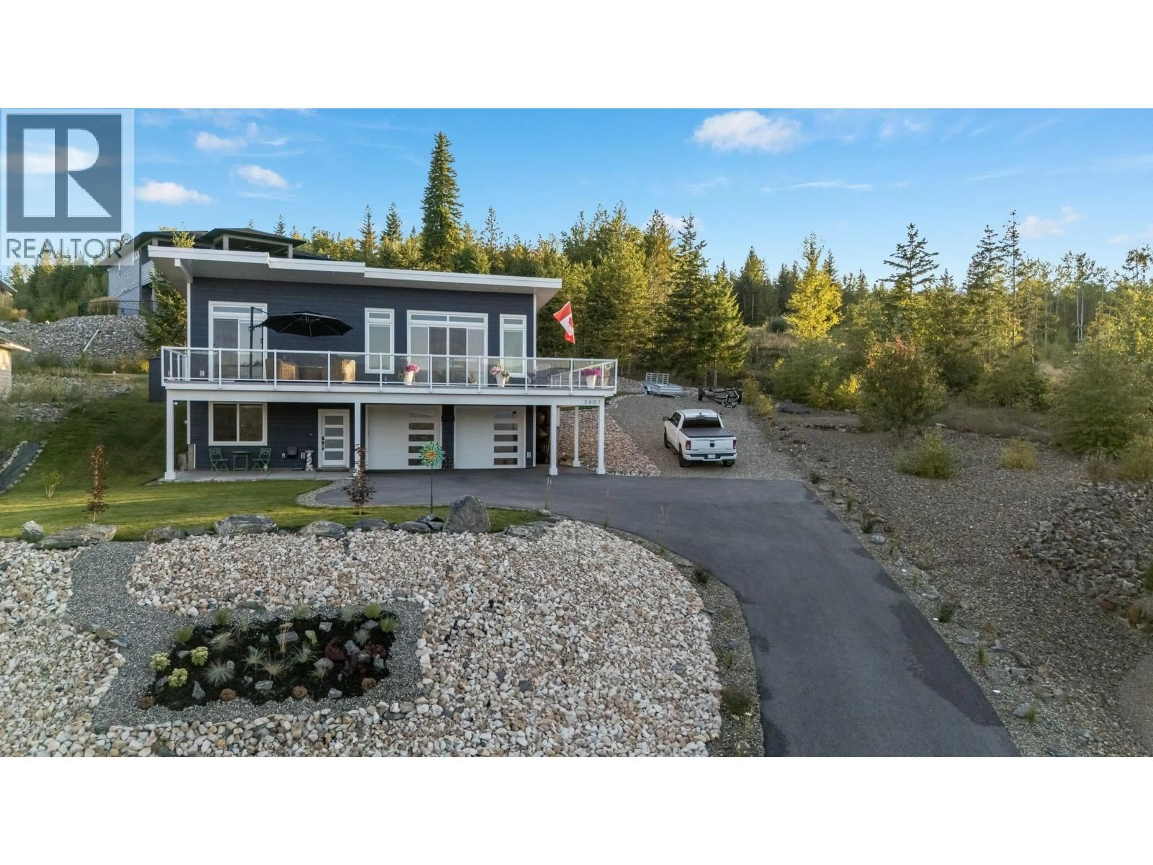 A pic from outside/outdoor area/front of a property/back of a property/a pic from drone, unknown for 2607 ST ANDREWS STREET, Blind Bay British Columbia V0E1H2