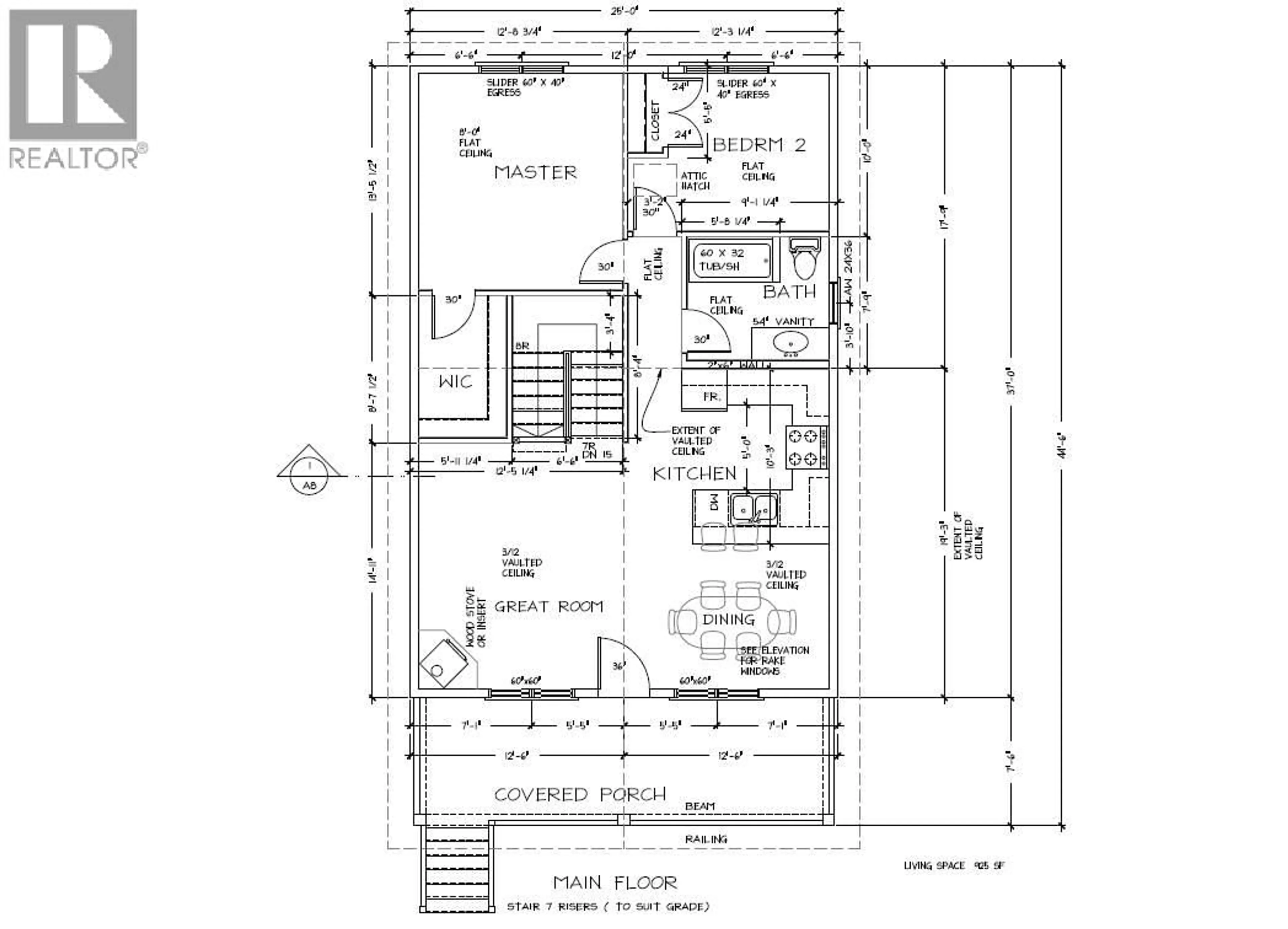 Floor plan for 8 - 1938 FOXWOOD TRAIL, Windermere British Columbia V0B2L2