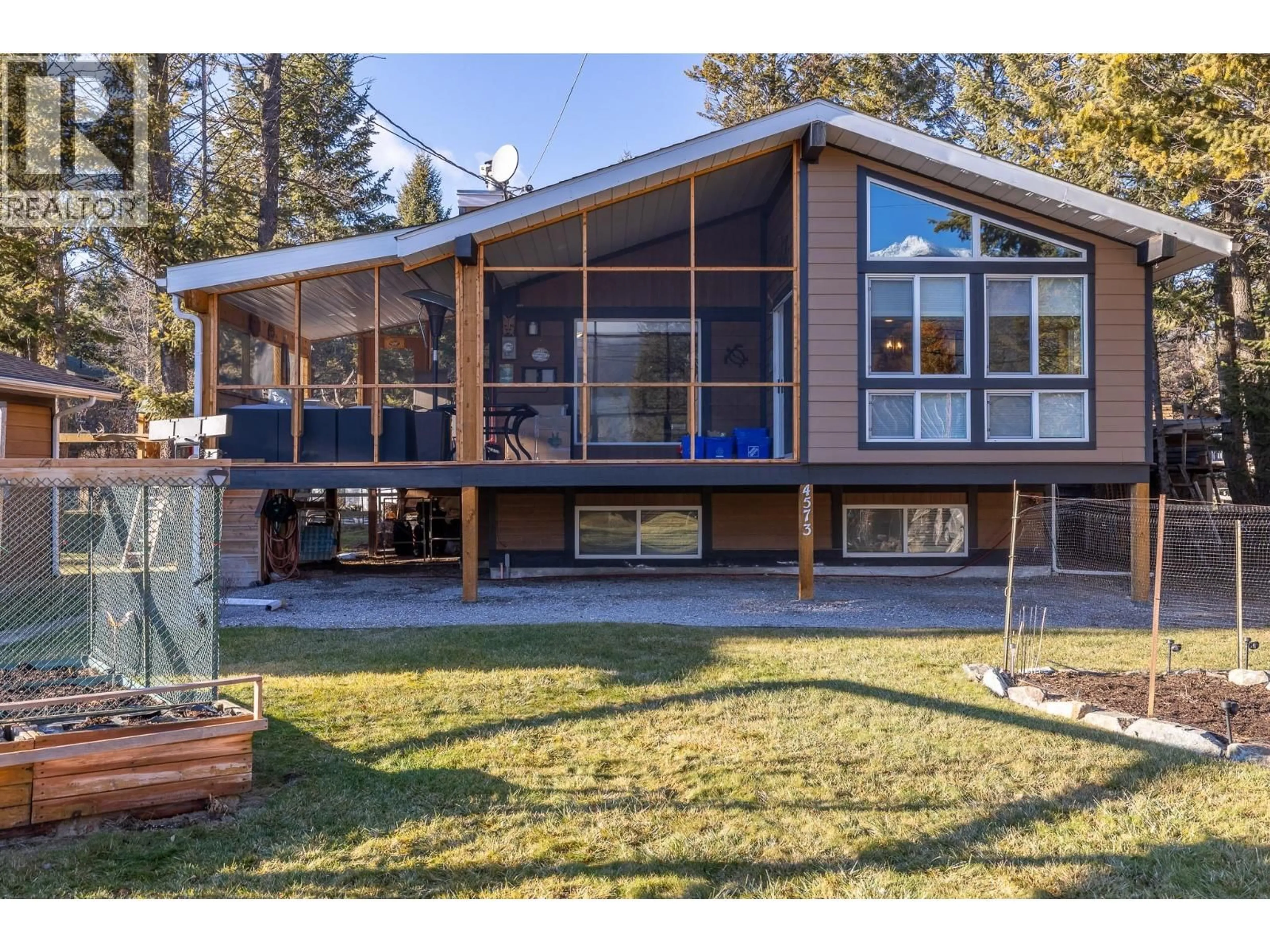 Home with vinyl exterior material, mountain view for 4573 COLUMERE ROAD, Fairmont Hot Springs British Columbia V0B1L2