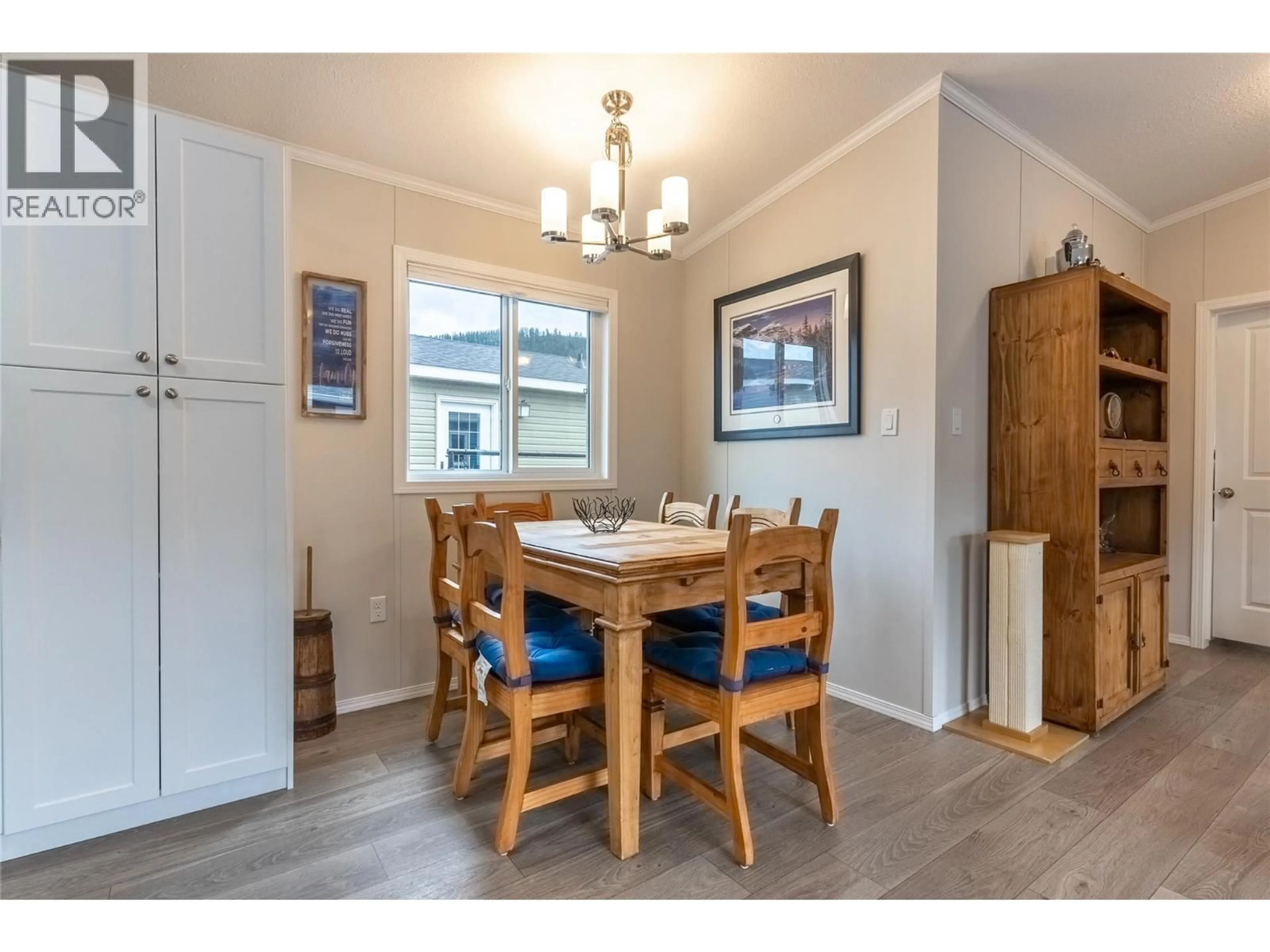 Dining room, wood/laminate floor for 21 - 235 AYLMER ROAD, Chase British Columbia V0E1M1