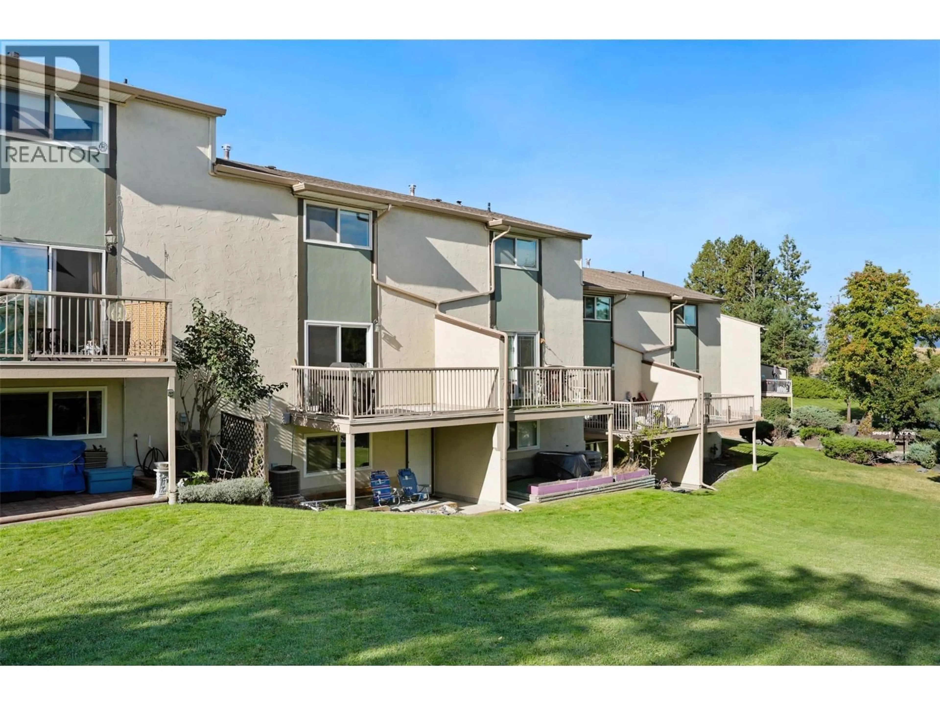 A pic from outside/outdoor area/front of a property/back of a property/a pic from drone, mountain view for 24 - 1469 SPRINGHILL DRIVE, Kamloops British Columbia V2E1H5