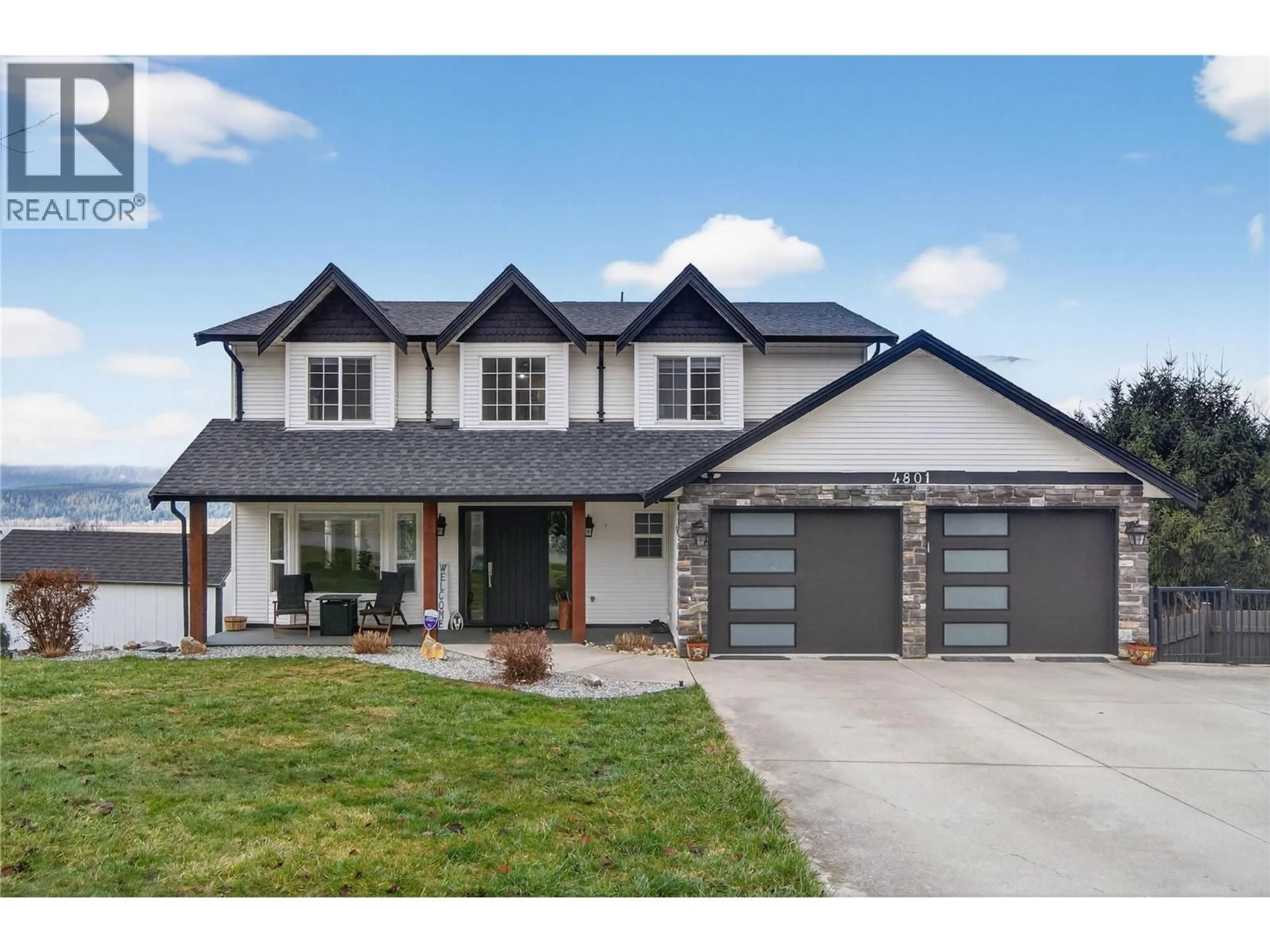 Home with brick exterior material, street for 4801 13 STREET NORTHEAST, Salmon Arm British Columbia V1E3P1