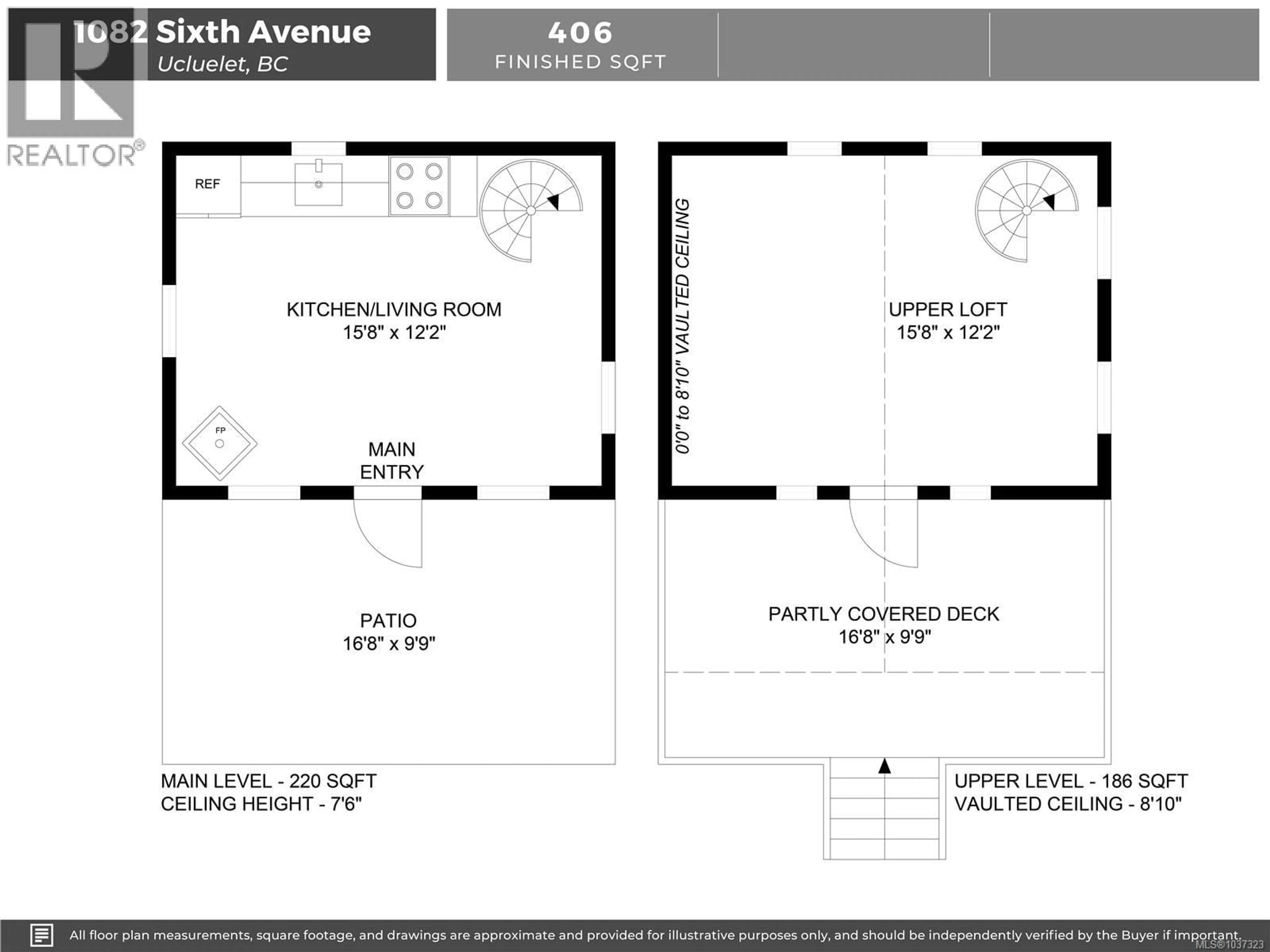 Floor plan for 1082 SIXTH AVENUE, Ucluelet British Columbia V0R3A0