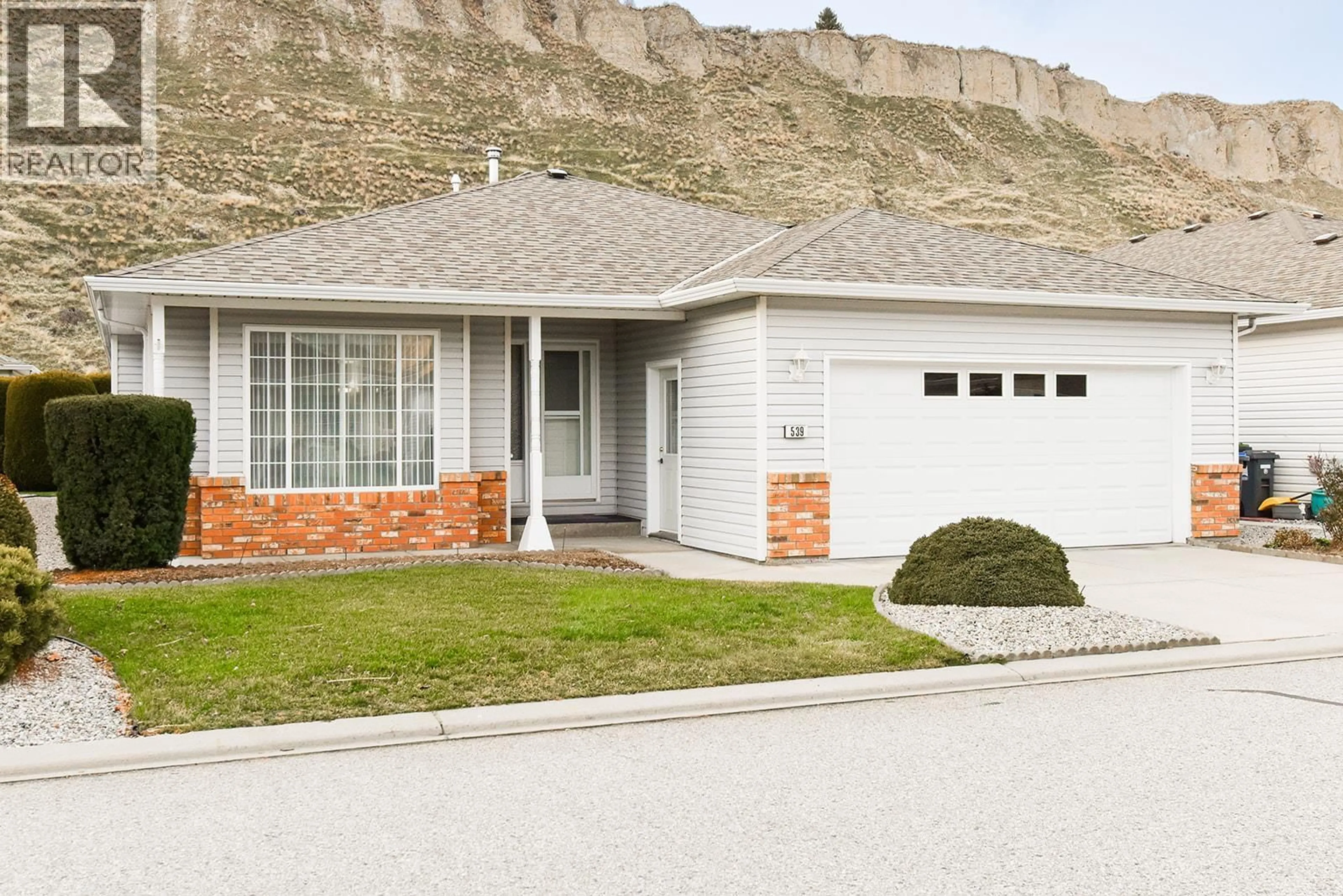 Home with vinyl exterior material, street for 539 RED WING DRIVE, Penticton British Columbia V2A8N7