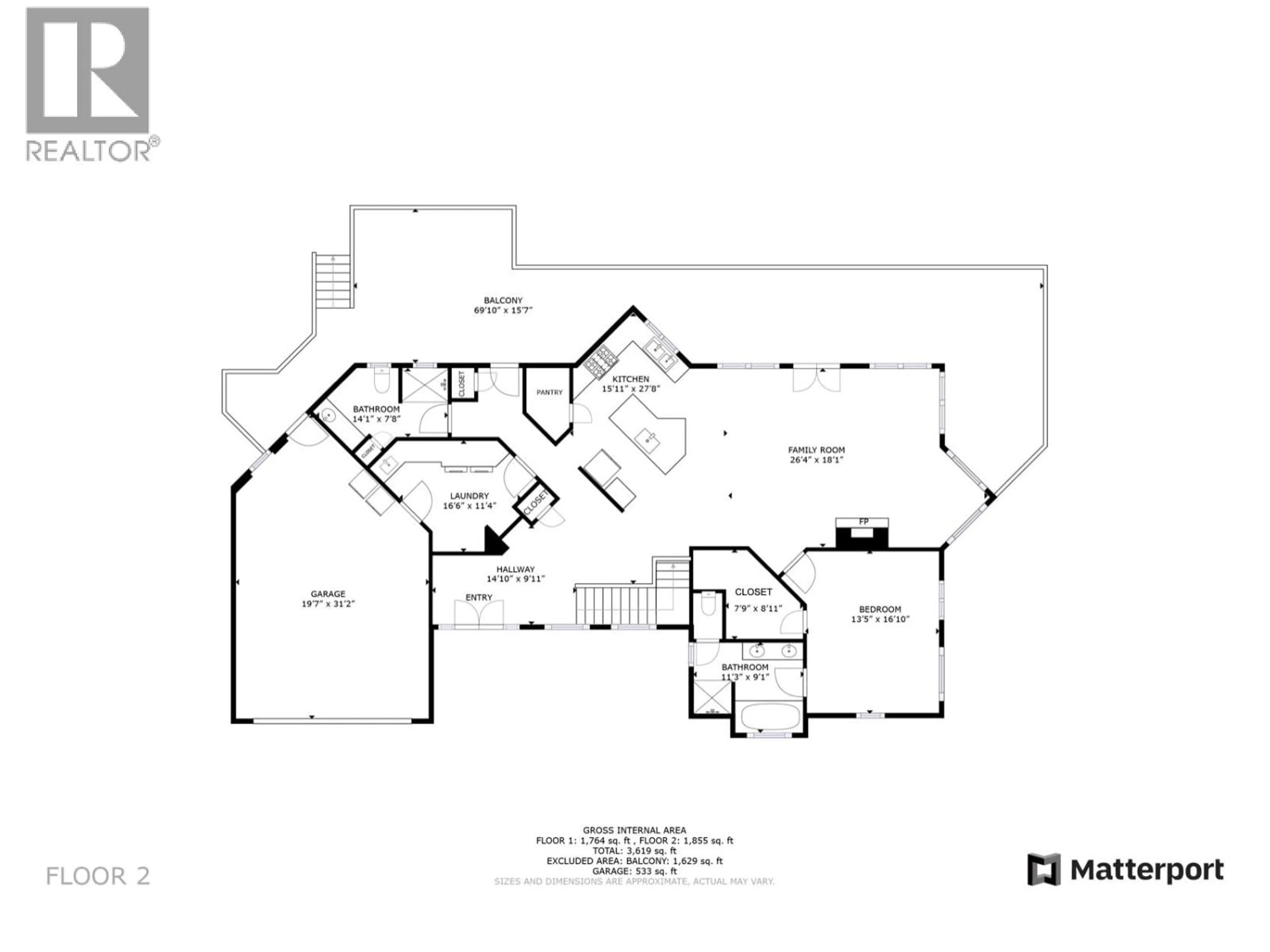 Floor plan for 3011 DURHAM ROAD, Sorrento British Columbia V0E2W2