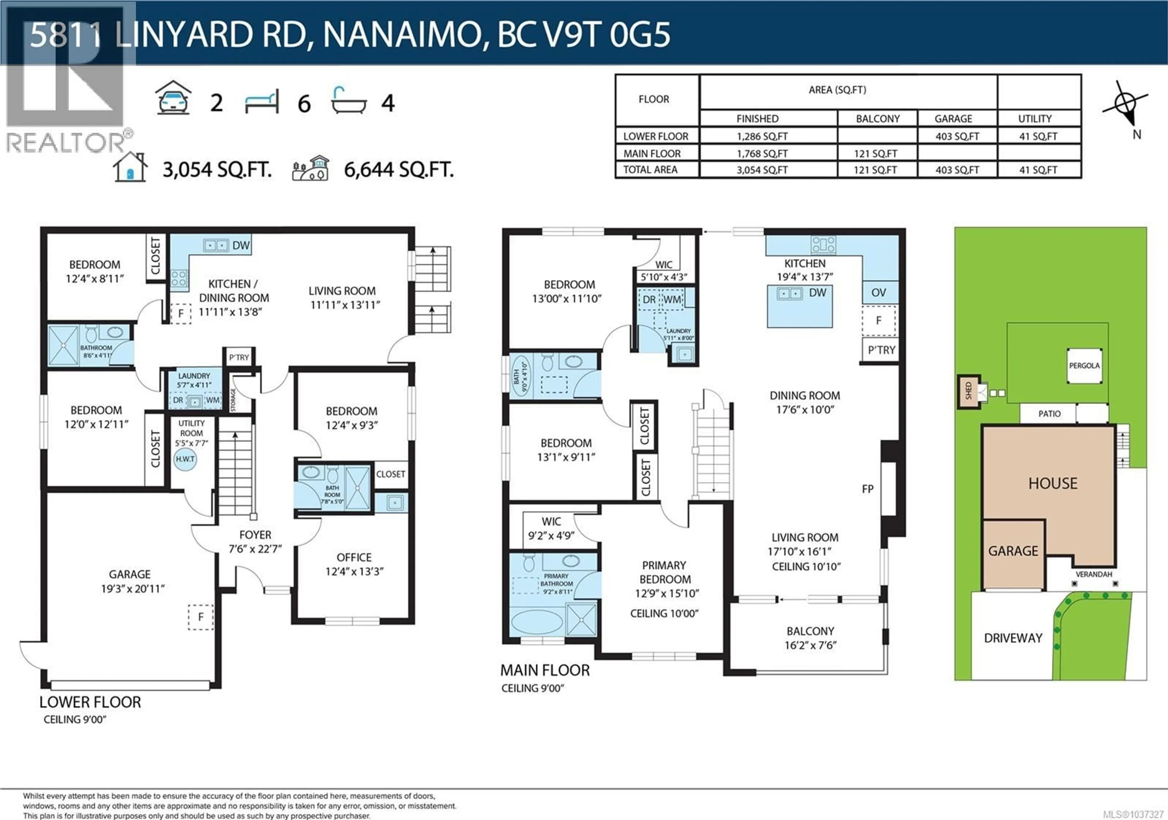 Floor plan for 5811 LINYARD ROAD, Nanaimo British Columbia V9T0G6