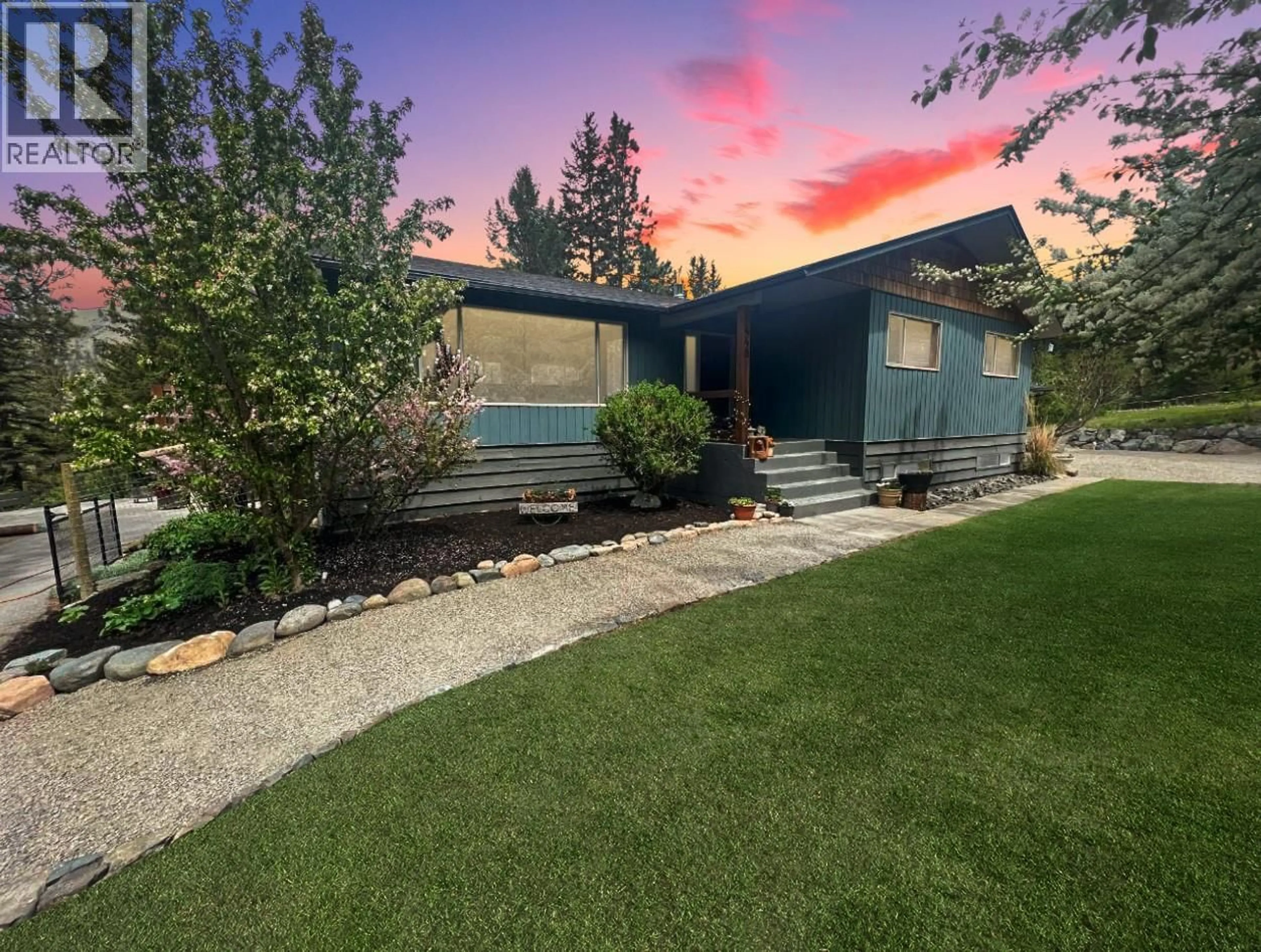 A pic from outside/outdoor area/front of a property/back of a property/a pic from drone, street for 448 DARCY MOUNTAIN ROAD, Princeton British Columbia V0X1W0