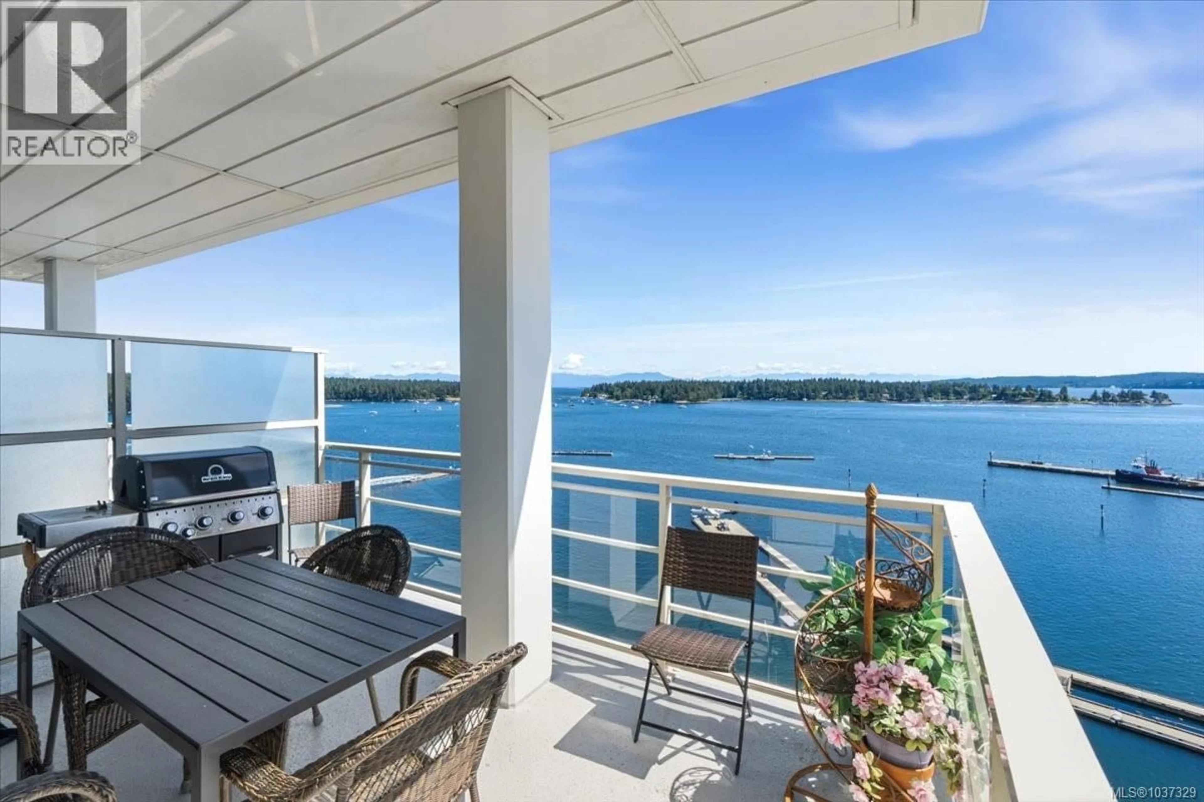 Patio, water/lake/river/ocean view for 711 - 38 FRONT STREET, Nanaimo British Columbia V9R0B8