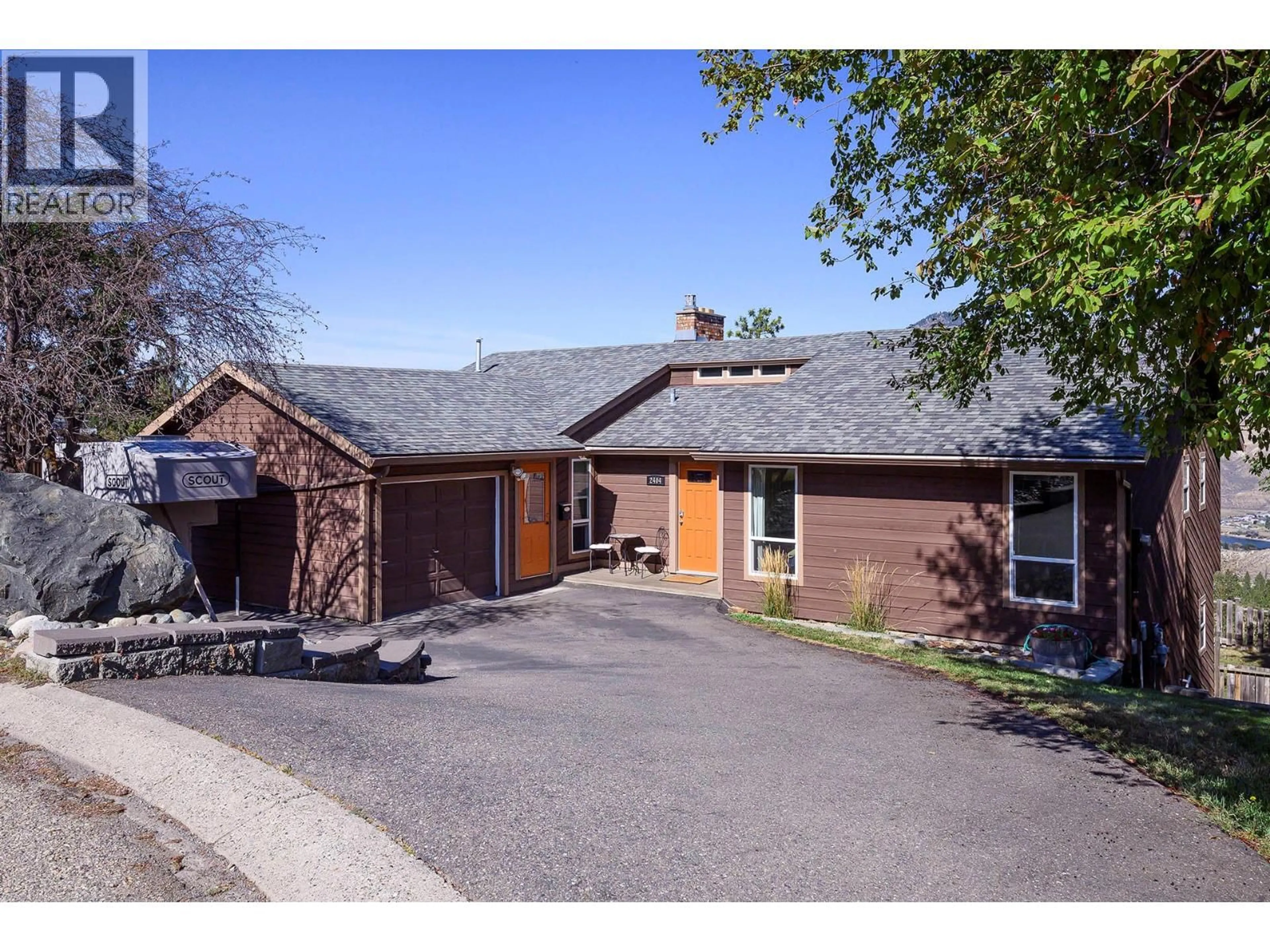 Home with brick exterior material, street for 2404 BELLA COOLA COURT, Kamloops British Columbia V2E1T7