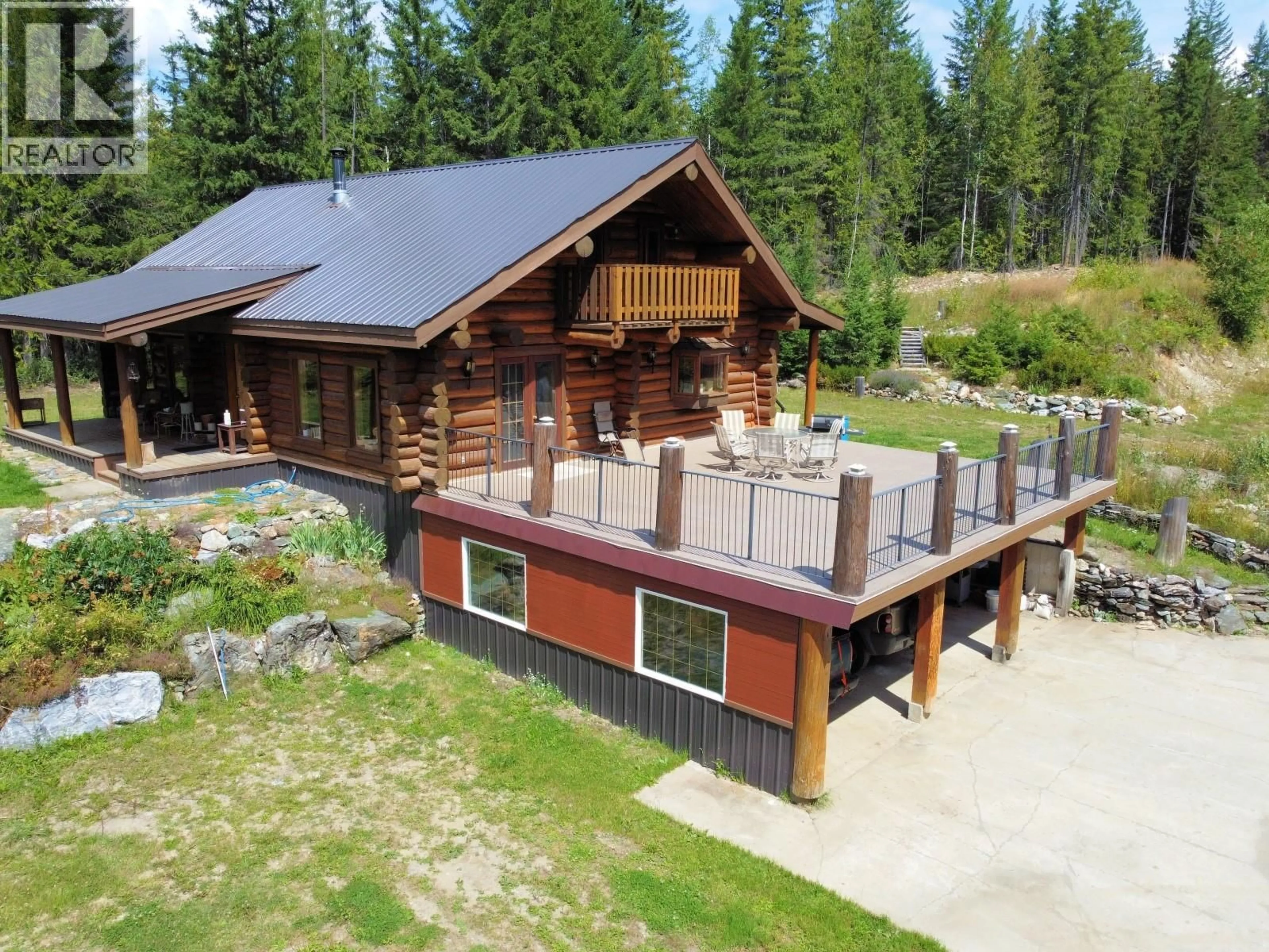 A pic from outside/outdoor area/front of a property/back of a property/a pic from drone, building for 3740 CAMERON ROAD, Eagle Bay British Columbia V0E1T0