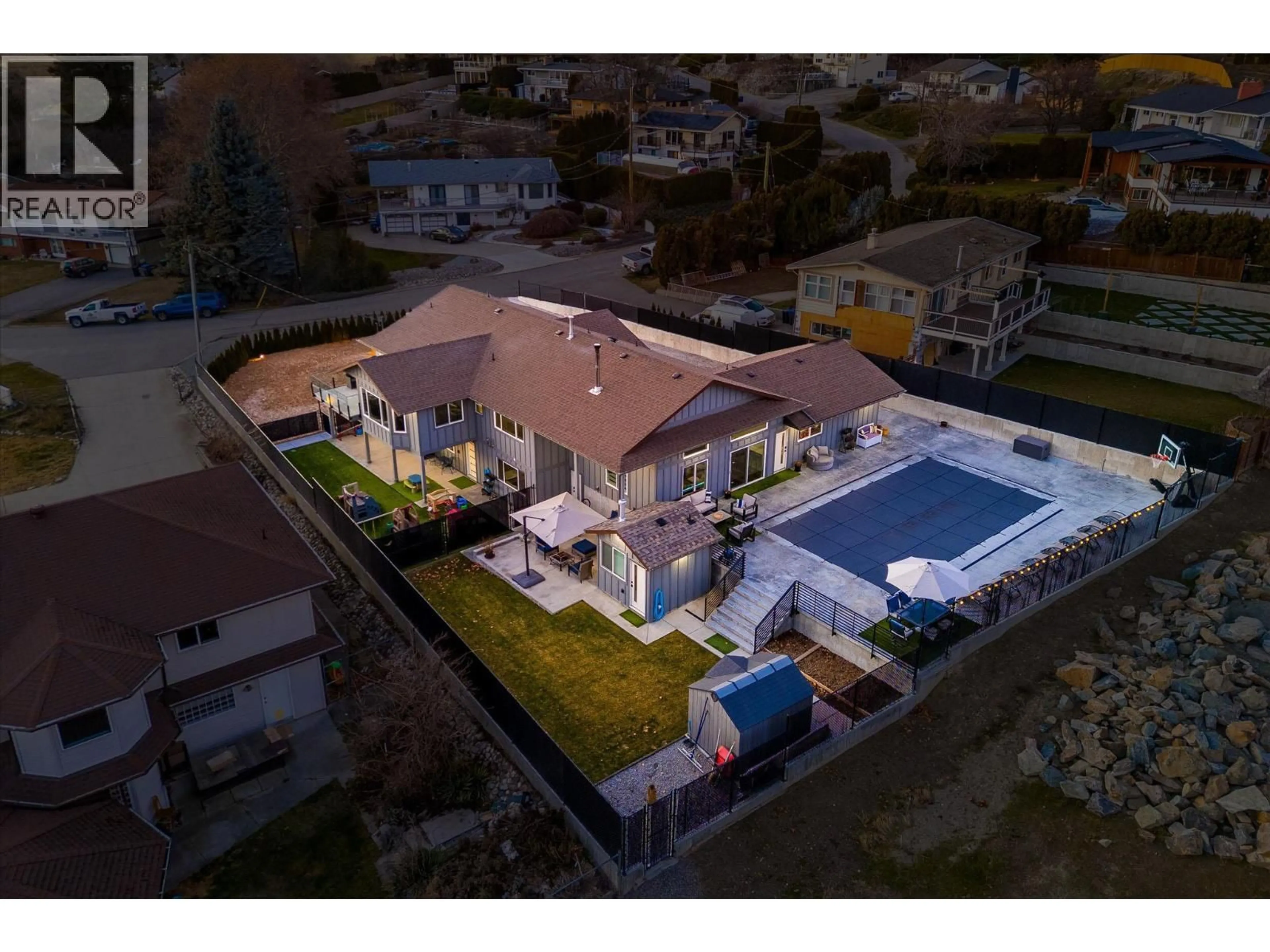 A pic from outside/outdoor area/front of a property/back of a property/a pic from drone, unknown for 3775 CARRALL ROAD, West Kelowna British Columbia V4T2C6