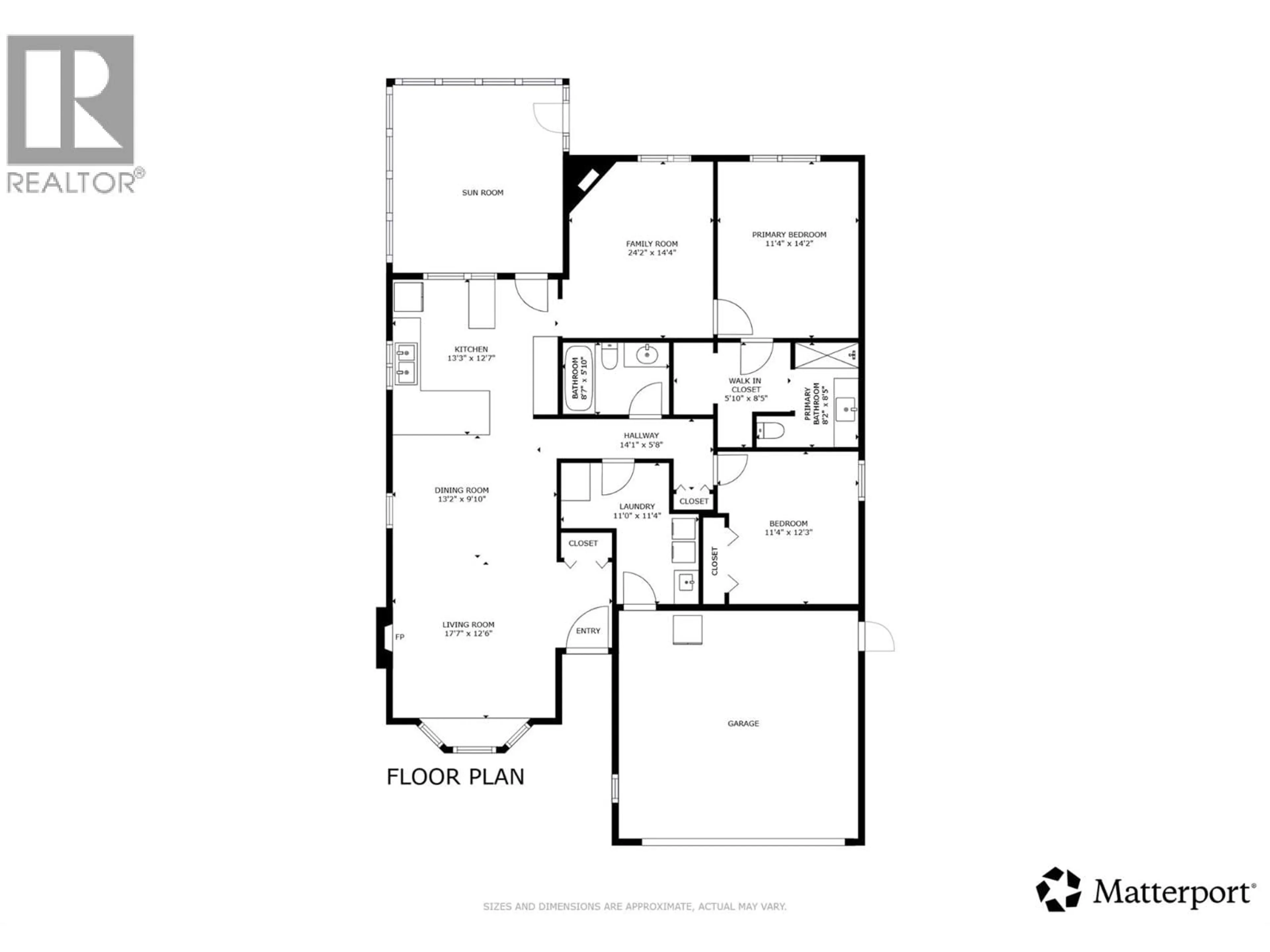 Floor plan for 507 - 1255 RAYMER AVENUE, Kelowna British Columbia V1W3S3